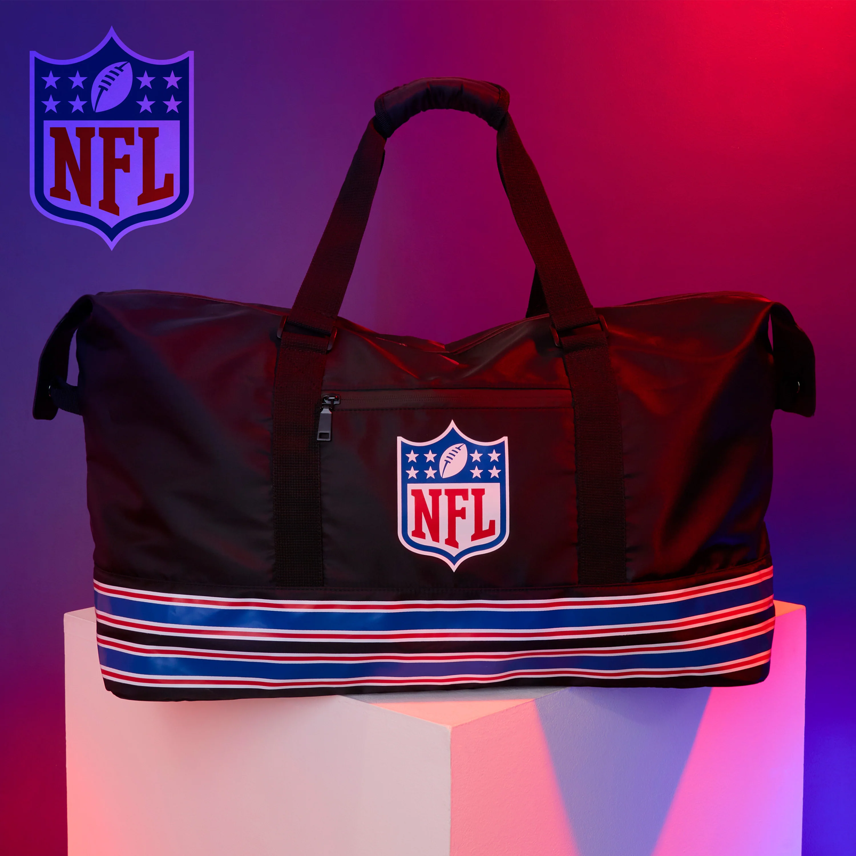 NFL Sports Duffels for Men and Teenagers - Zipped Duffel Bag - Image 2
