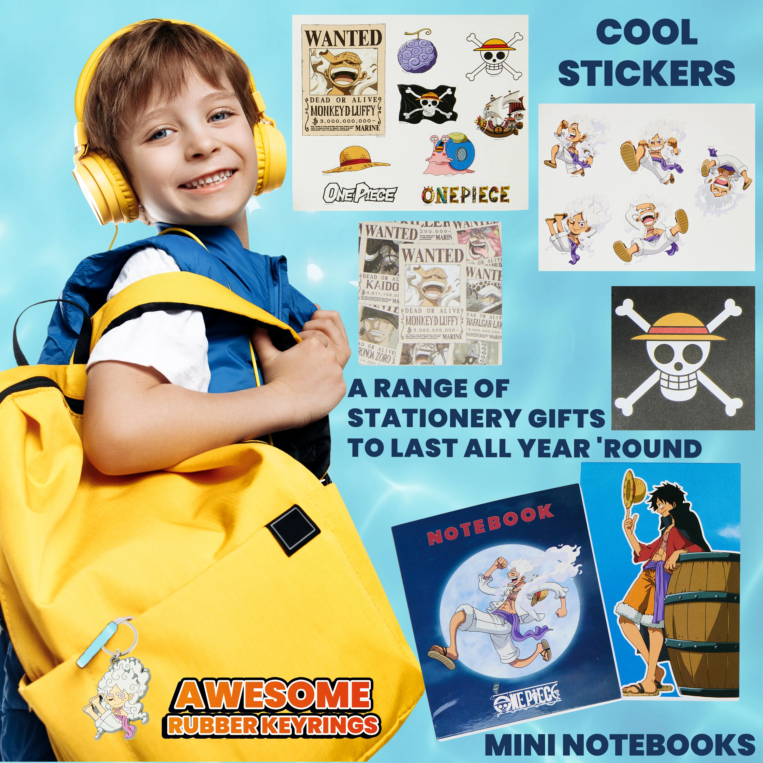 One Piece Advent Calendar 2025 for Kids Teens Stationery Christmas Countdown Calendar - Image 4