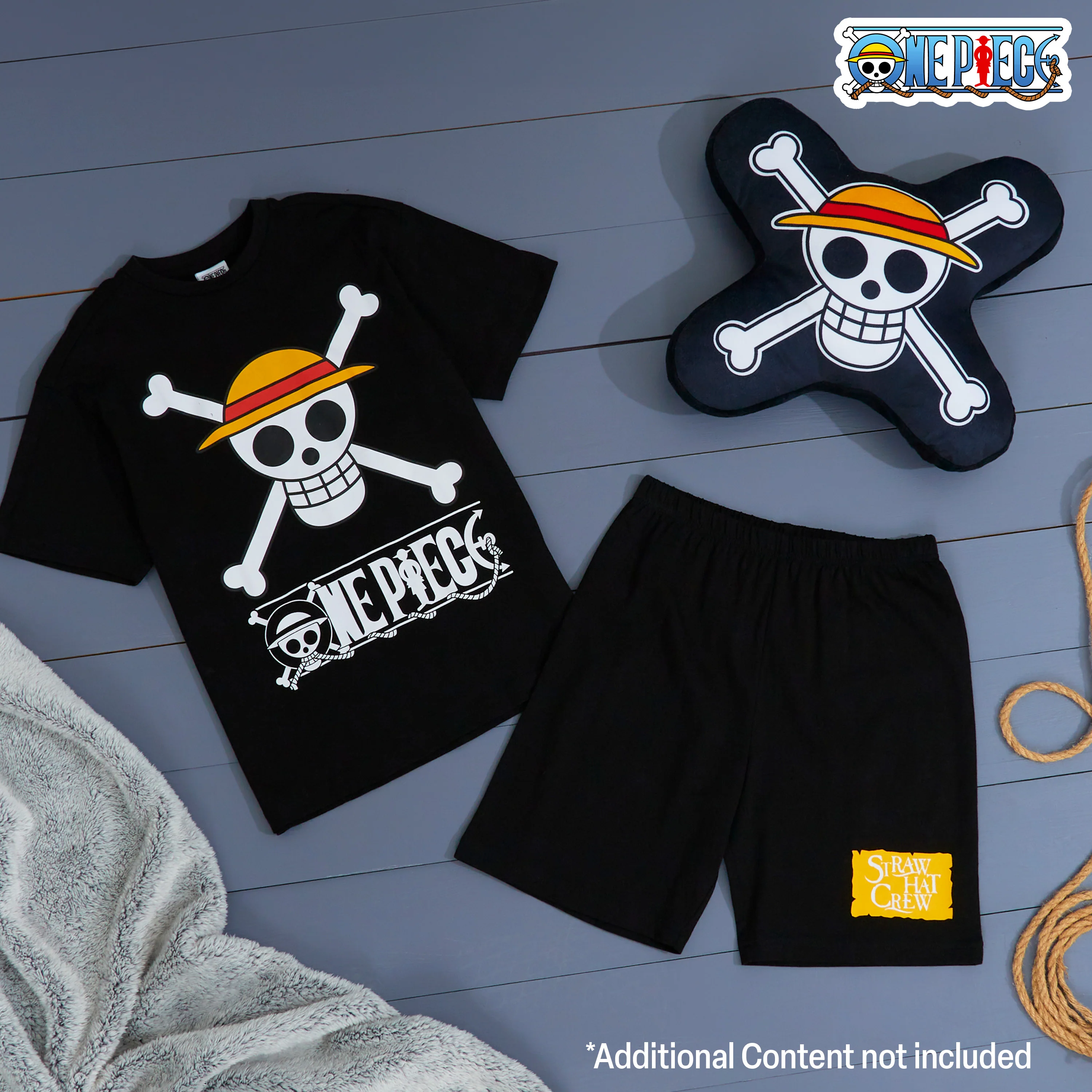 One Piece Boys Short Pyjamas Set, Breathable Lounge Wear - Anime Gifts - Image 2