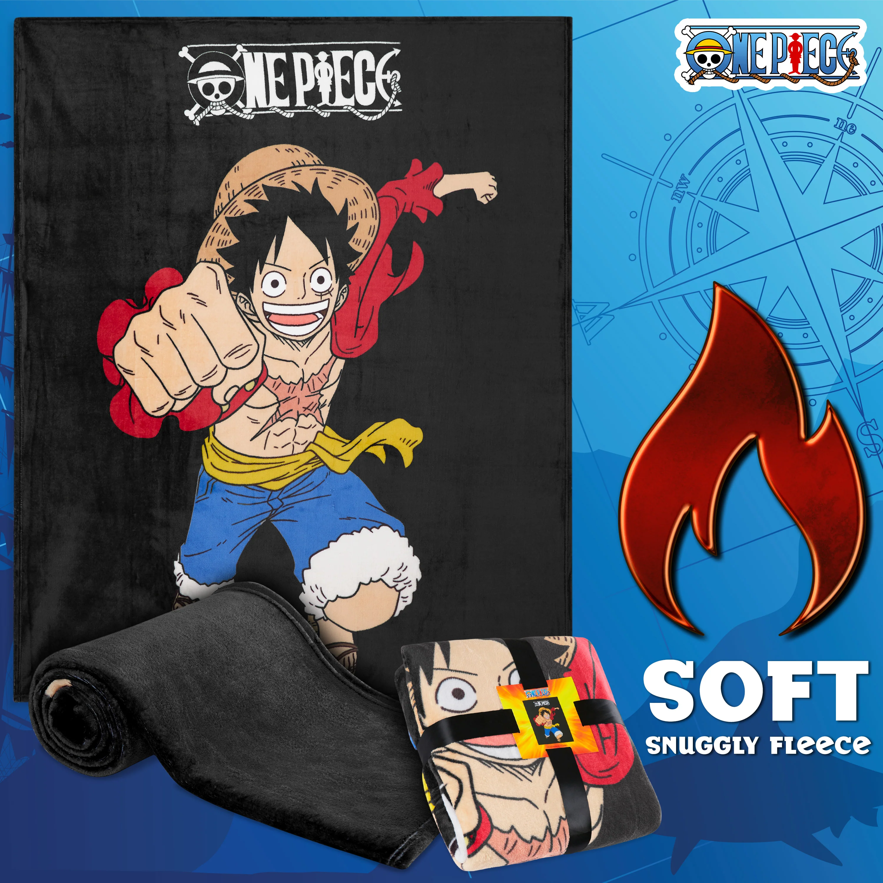 One Piece Fleece Blanket Super Soft Blanket - Image 3