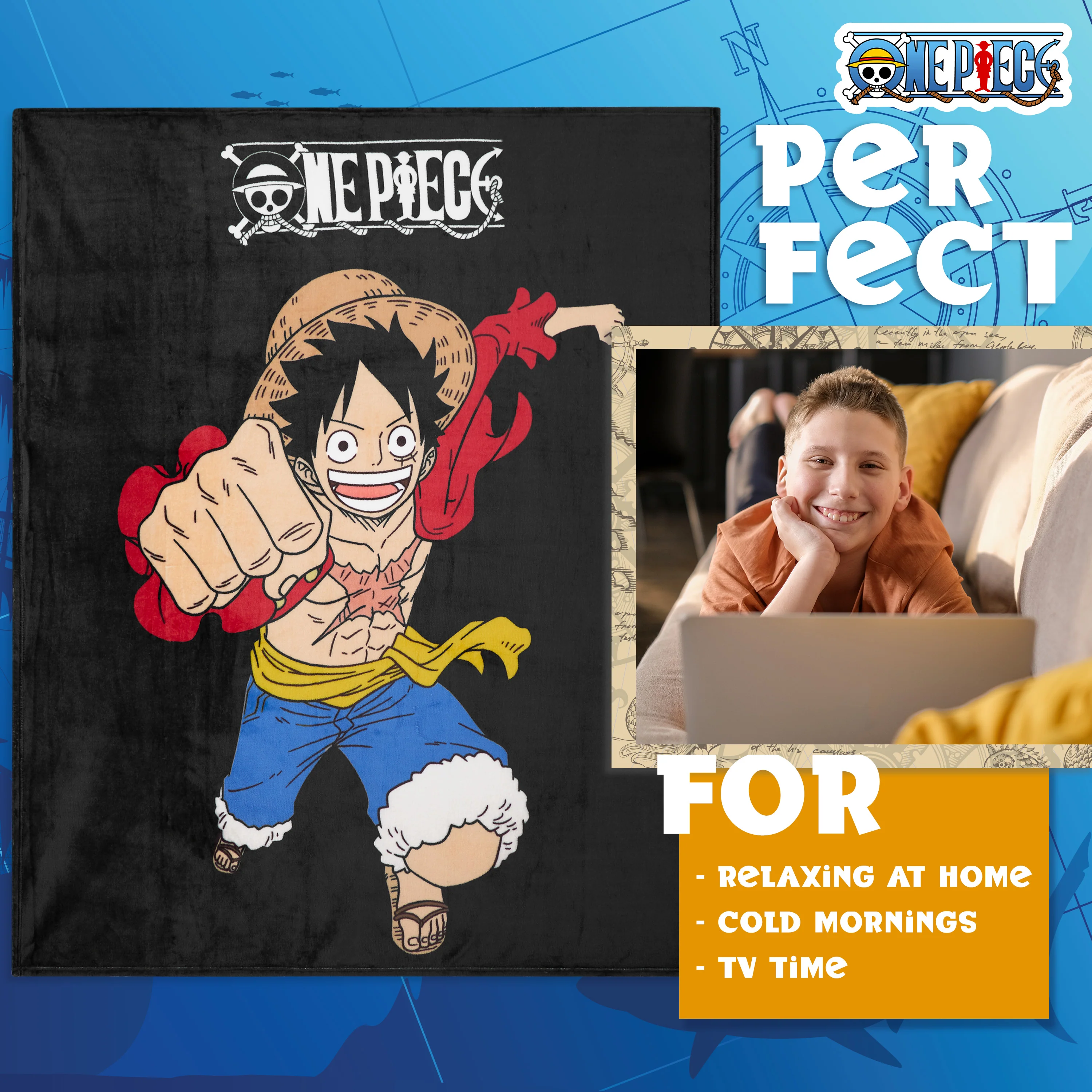 One Piece Fleece Blanket Super Soft Blanket - Image 4