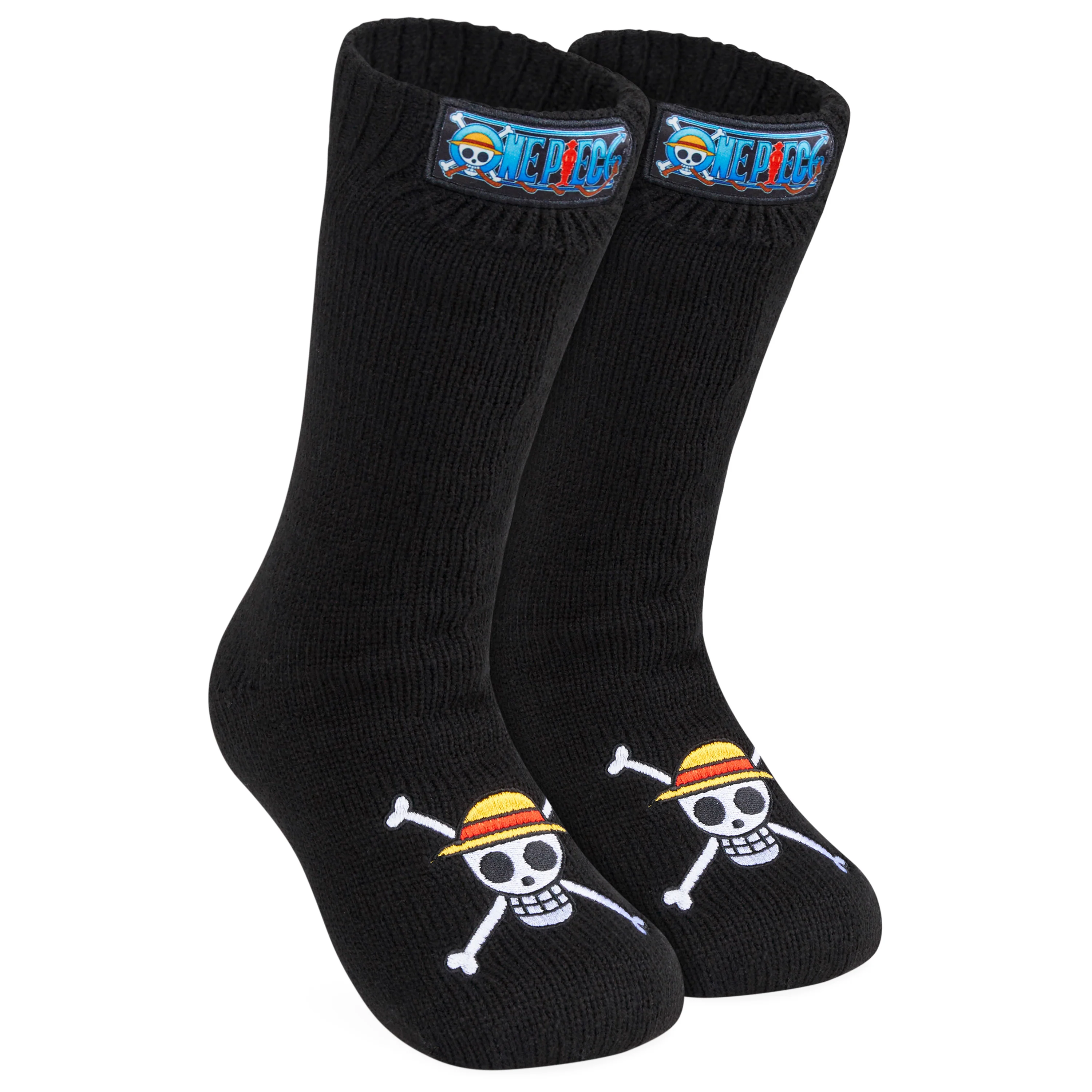 One Piece Fluffy Socks for Teenagers Slipper Socks with Sherpa Lining One Size 3-7