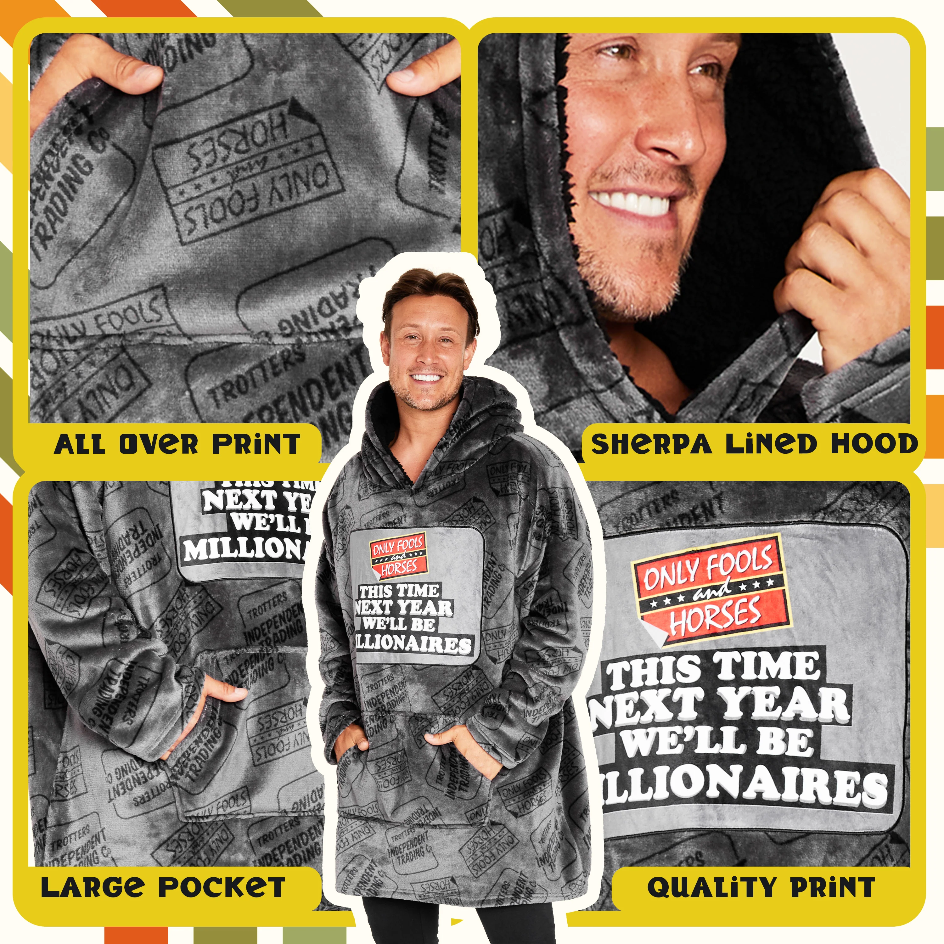 Only Fools and Horses Blanket Hoodie for Men and Teenagers - Image 4