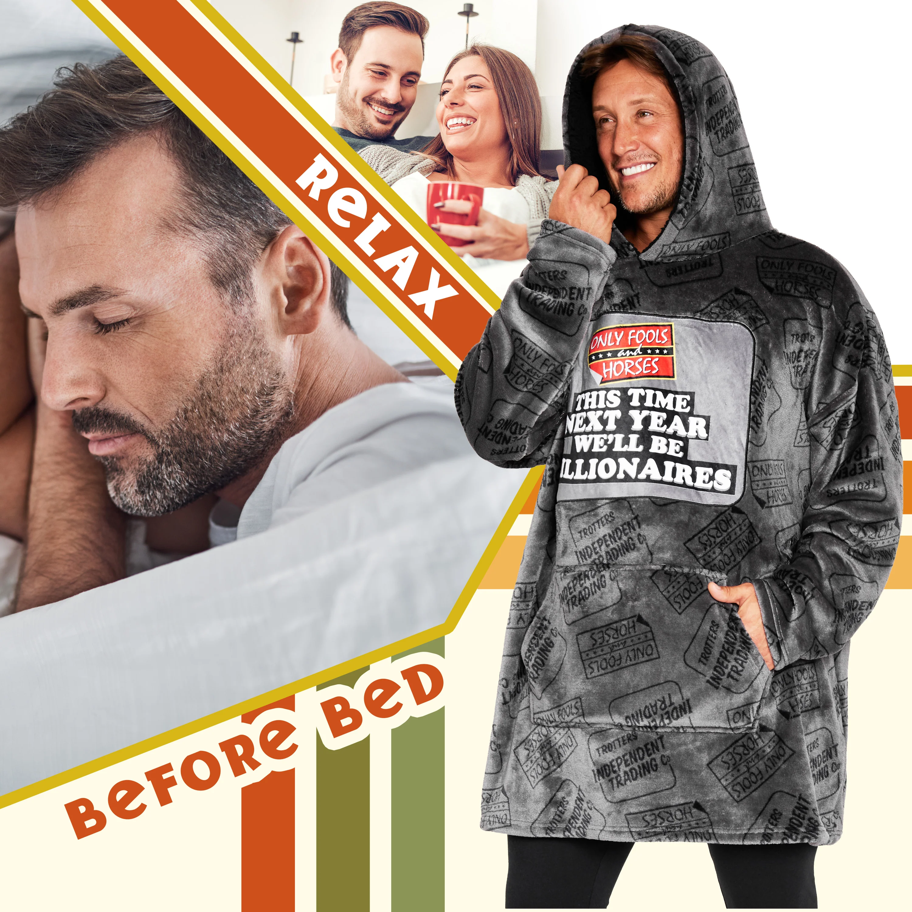 Only Fools and Horses Blanket Hoodie for Men and Teenagers - Image 5