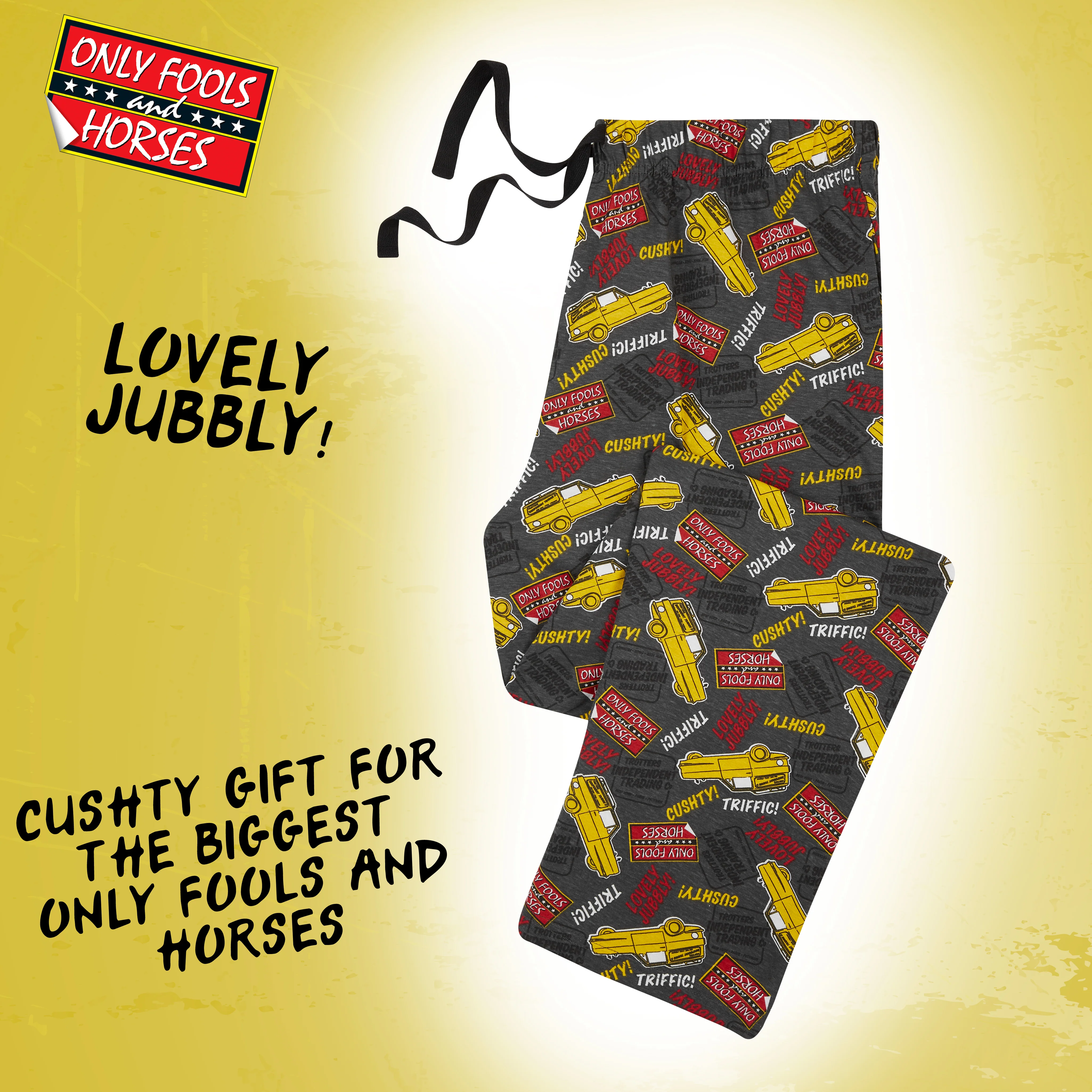 Only Fools and Horses Pyjama Bottoms Mens, Cotton Lounge Pants - Image 3