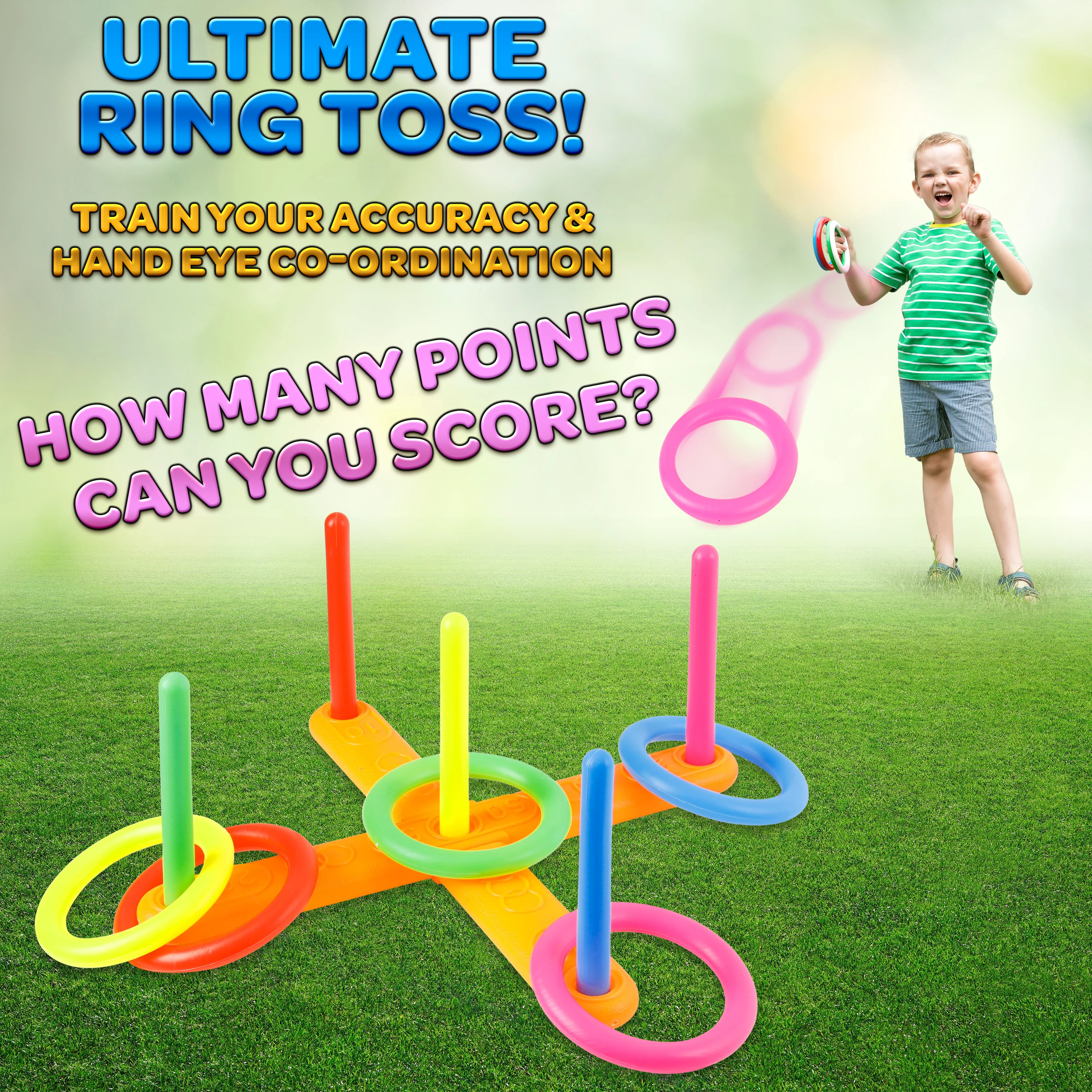 Party Games for Kids 3 in 1 Indoor and Outdoor Games - Image 3