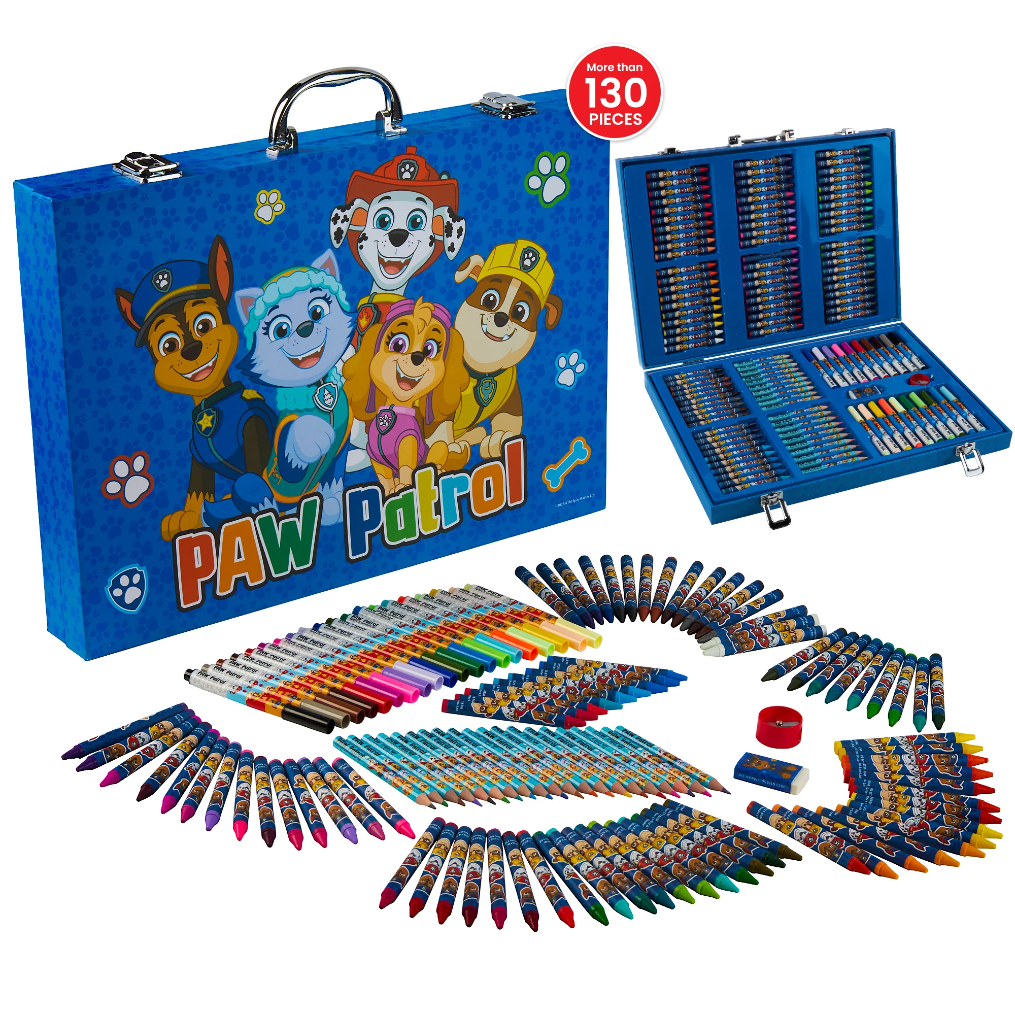 Paw Patrol Kids Art Set 130 Plus Pieces Kids Colouring Sets - Image 3