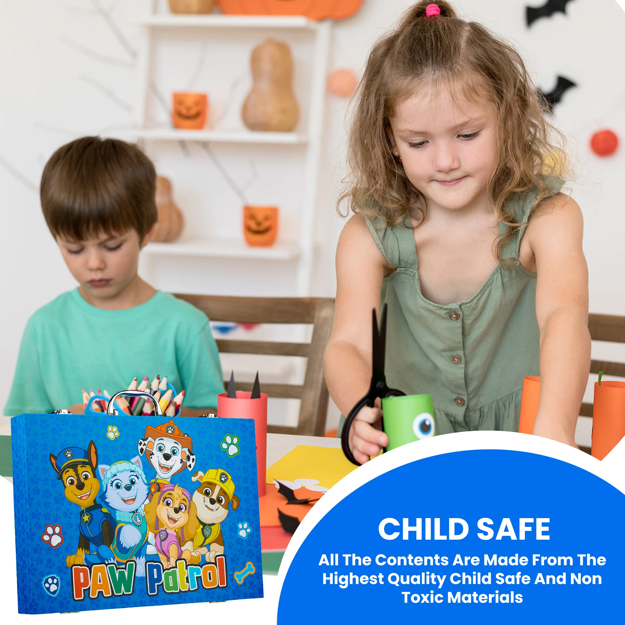 Paw Patrol Kids Art Set 130 Plus Pieces Kids Colouring Sets - Image 8