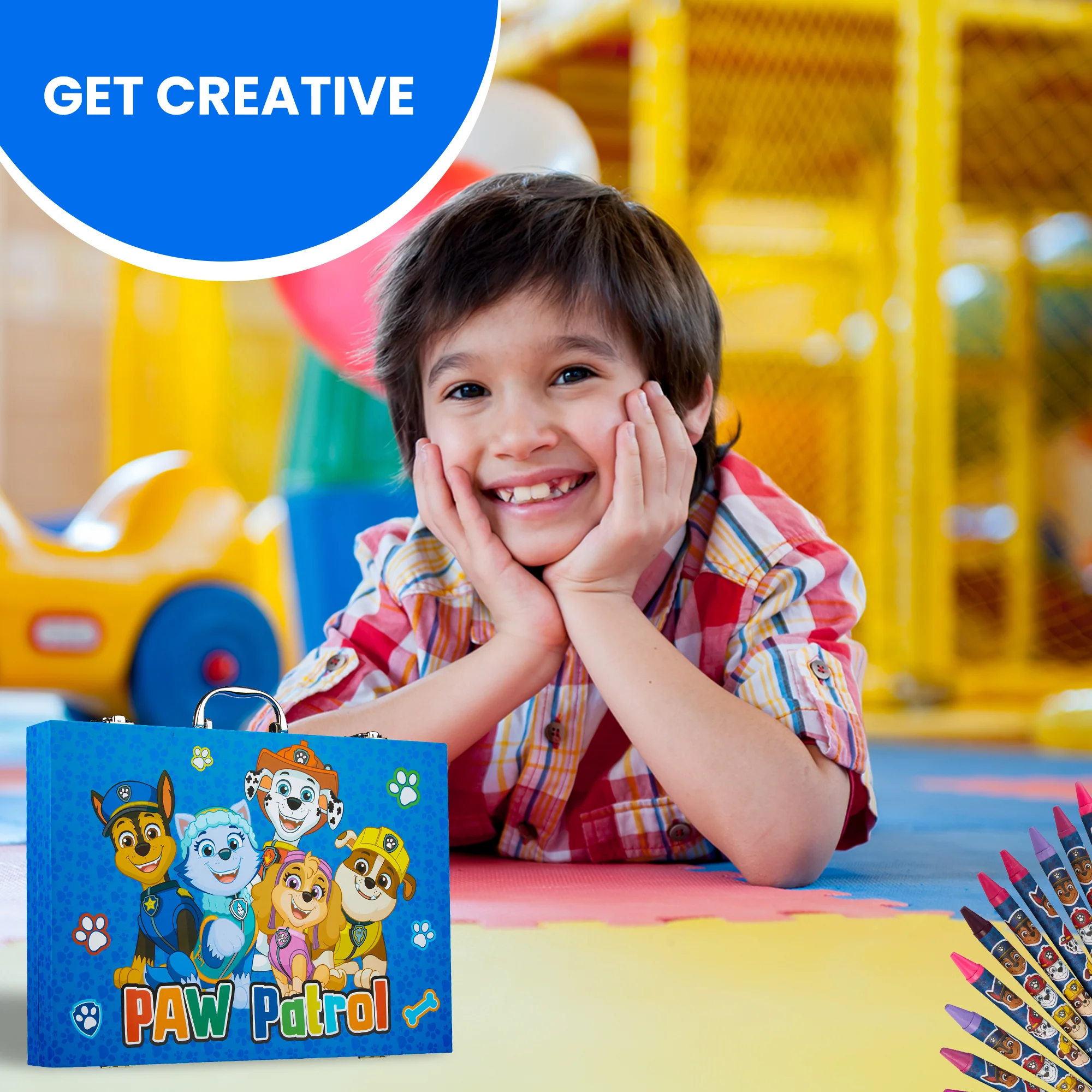 Paw Patrol Kids Art Set 130 Plus Pieces Kids Colouring Sets - Image 9
