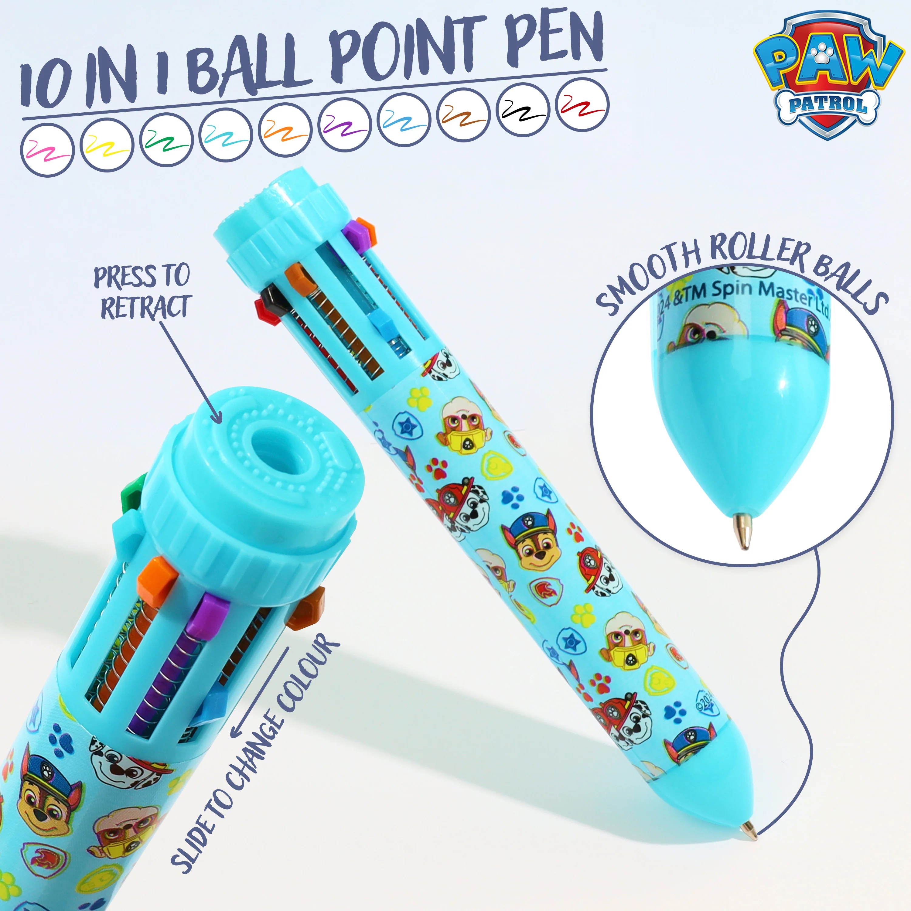 Paw Patrol Kids Pencil Case with Stationery Included School Supplies - Gifts for Kids - Image 3