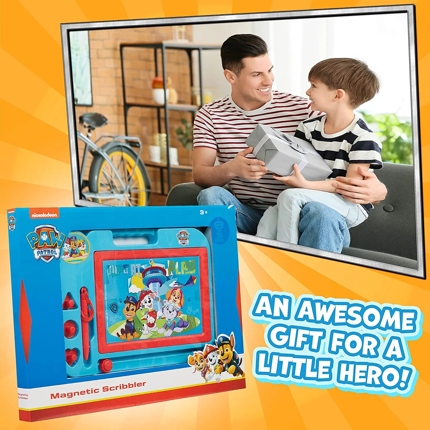 Paw Patrol Magnetic Drawing Board - Kids Magic Scribbler - Image 2
