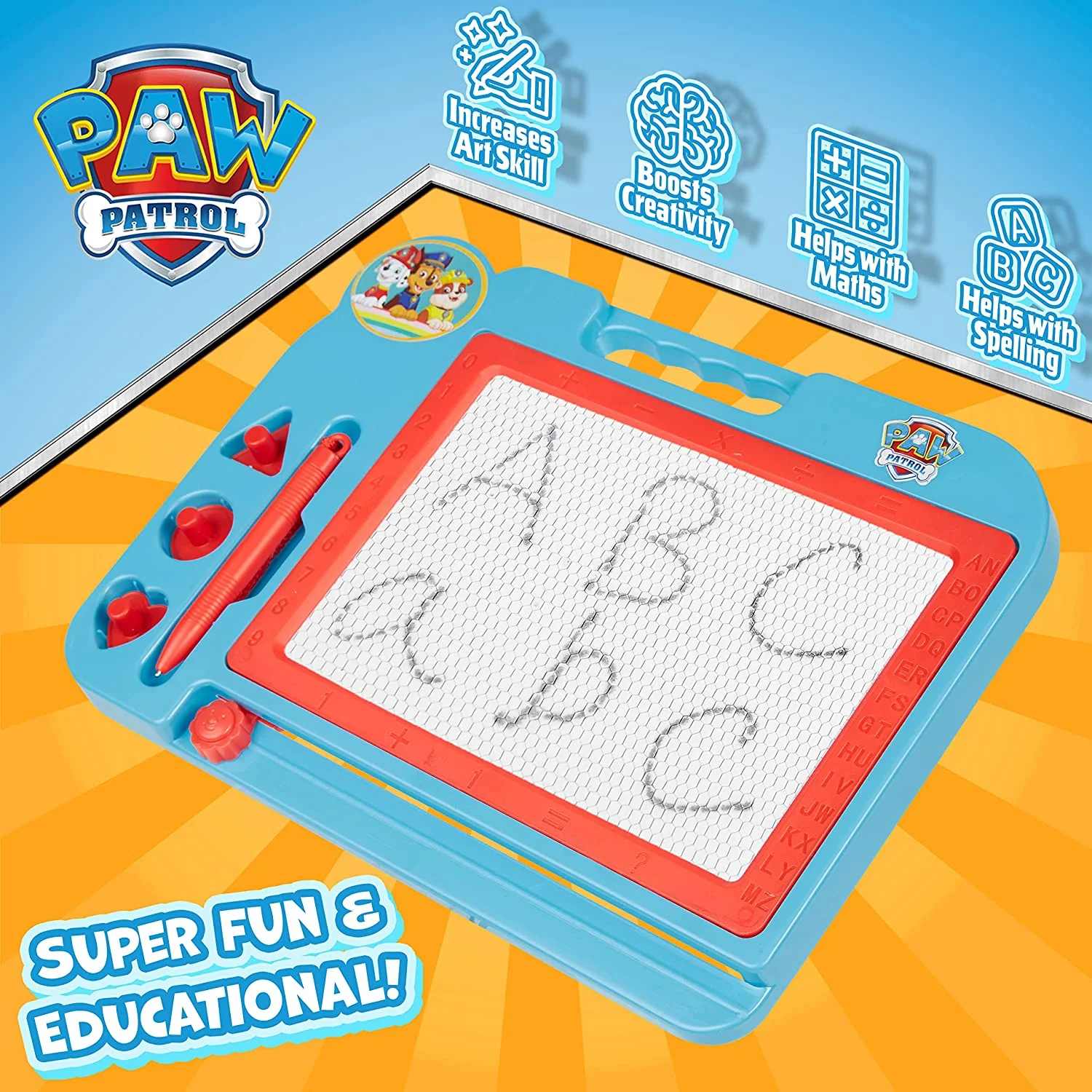 Paw Patrol Magnetic Drawing Board - Kids Magic Scribbler - Image 5