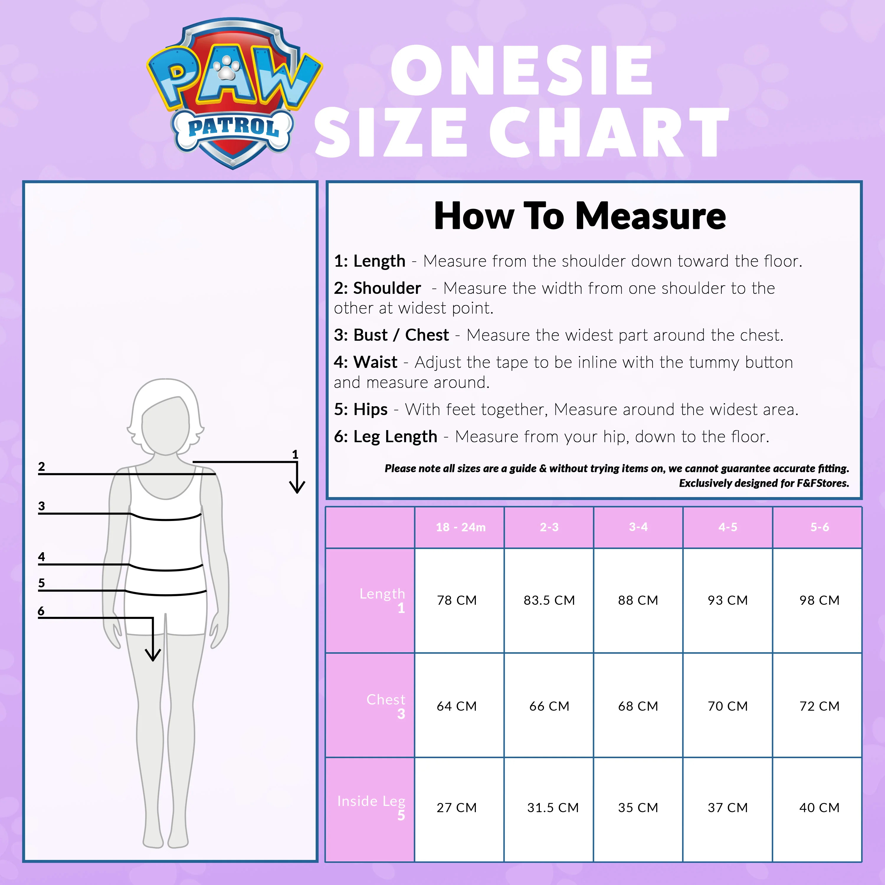 Paw Patrol Onesie - Fleece Onesies for Girls - Image 7