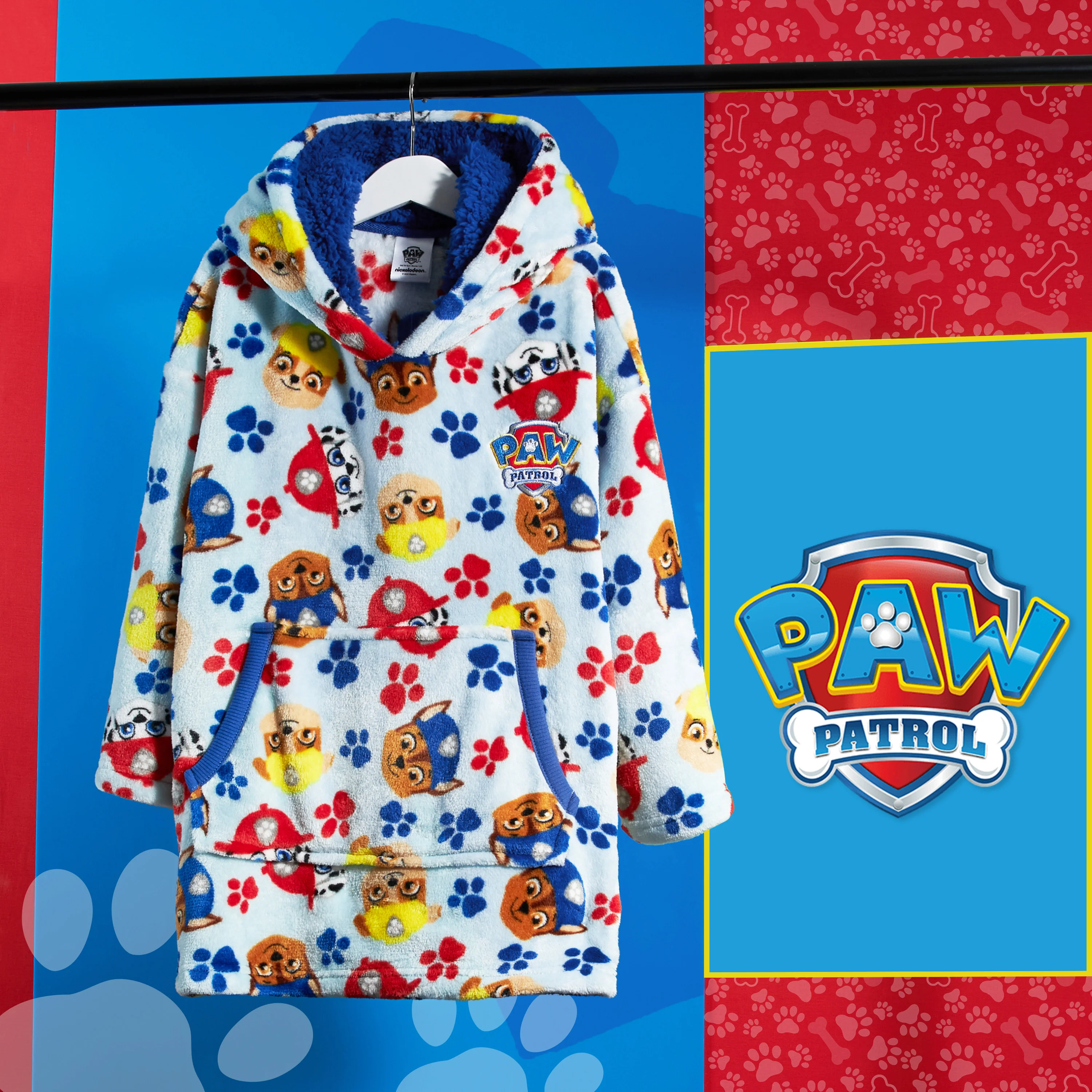 Paw Patrol Oversized Lounge Top for Kids - Paw Patrol Hoodie - Image 3