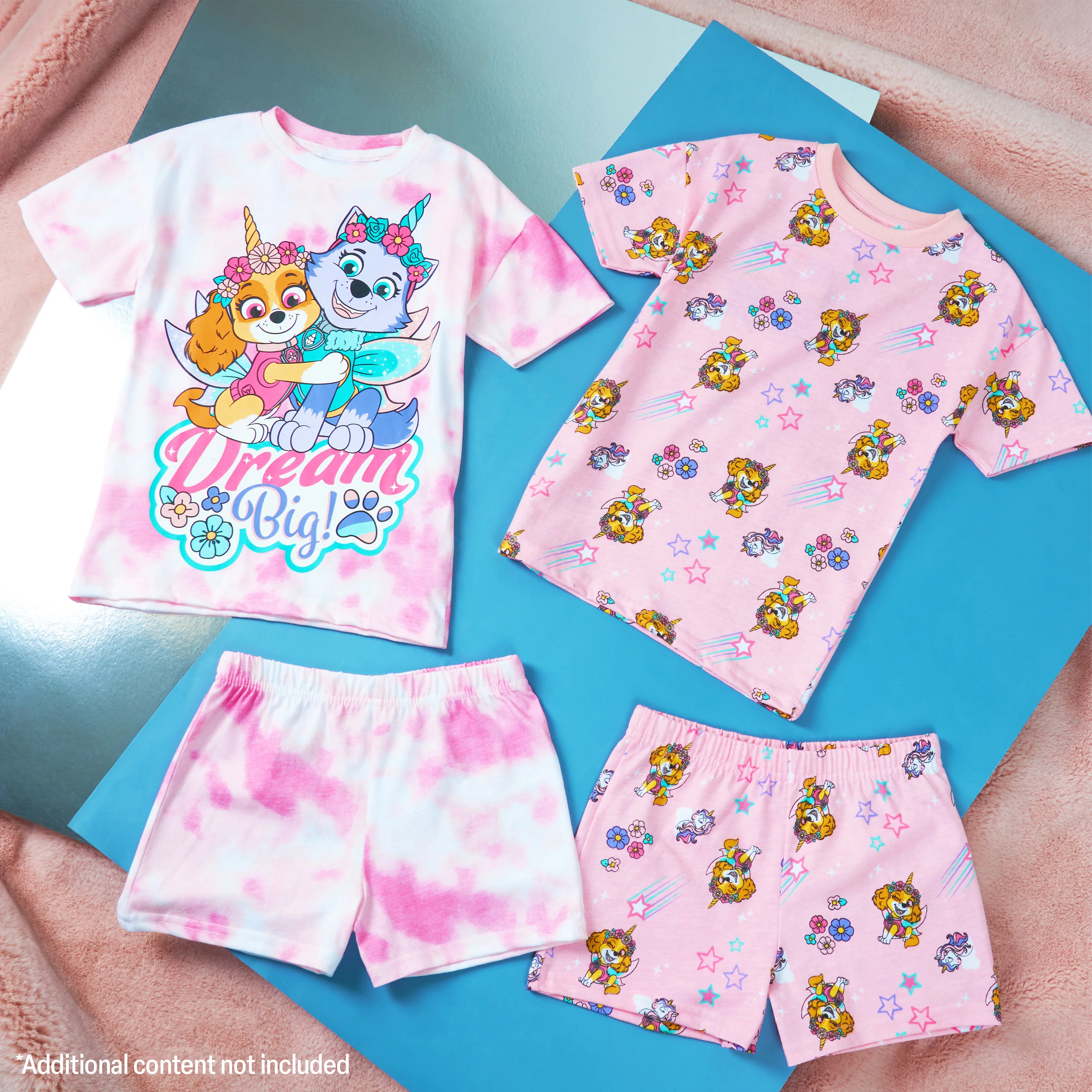 Paw Patrol PJs for Girls Pack of 2 Short Sleeve Pyjamas Set for Kids Toddlers Everest Skye Lounge Sets Nightwear Soft Comfy Sleepwear Gifts for Girls - Image 5