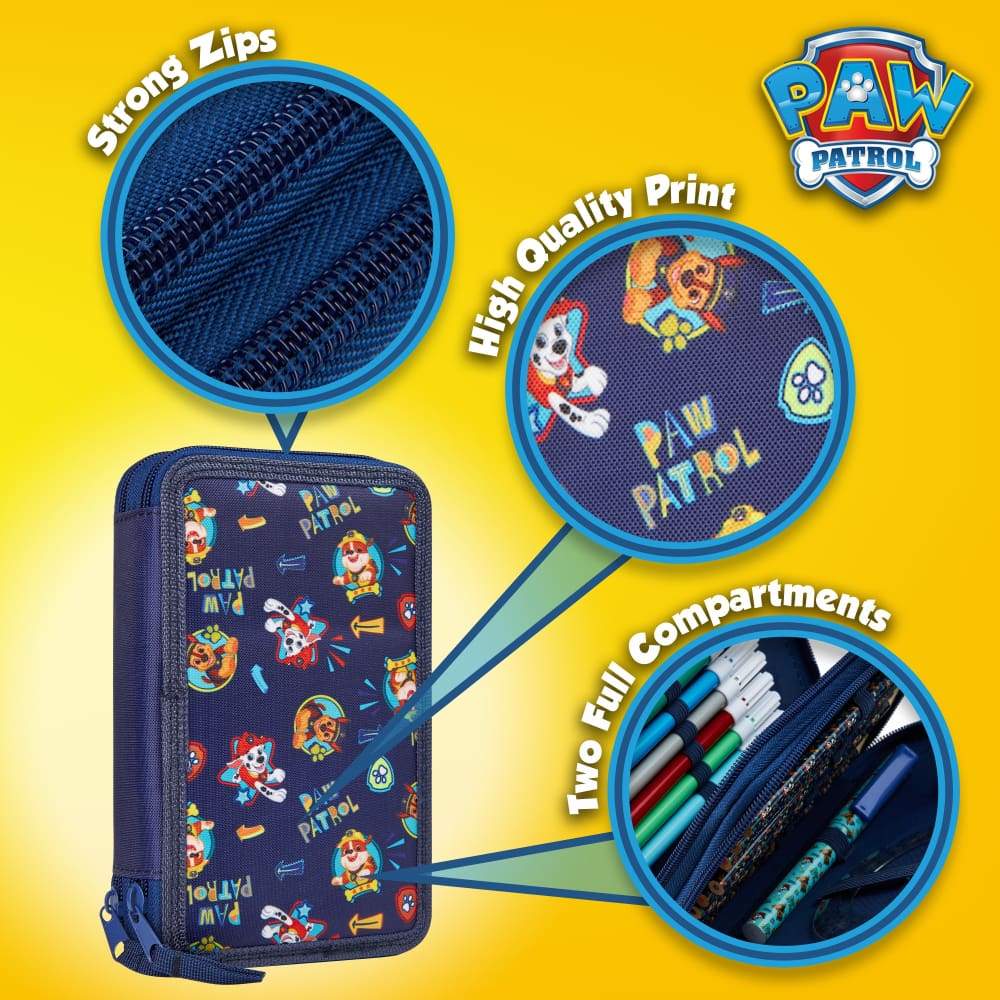 PAW Patrol School Stationery Set, Pencil Case for Boys with Marshall Chase Rubble - Image 5
