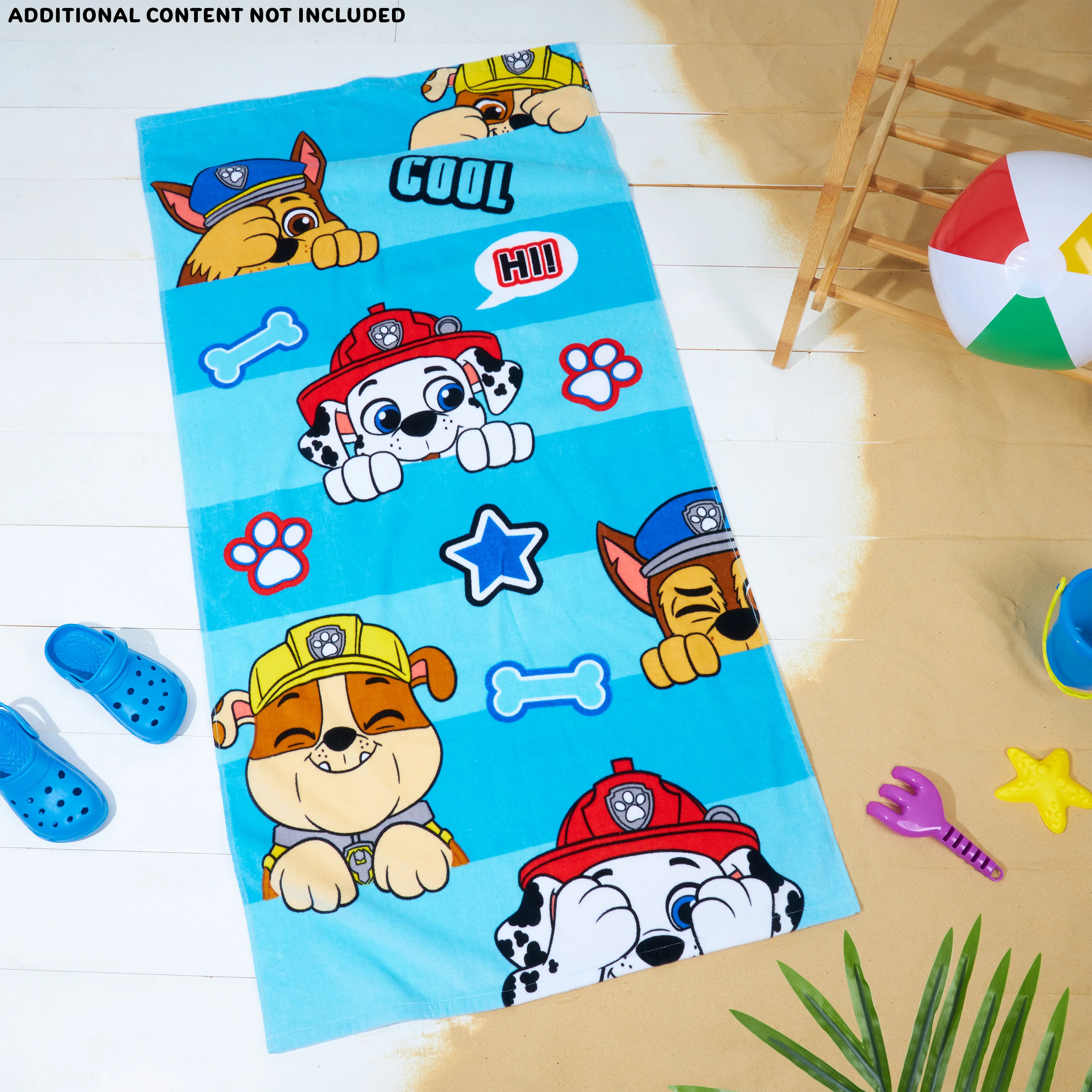 Paw Patrol Towel Kids Toddlers Super Soft Absorbent Bath Shower Swimming Beach Towel 100% Cotton Marshall Chase Rubble Holiday Essentials 140x70cm - Image 5