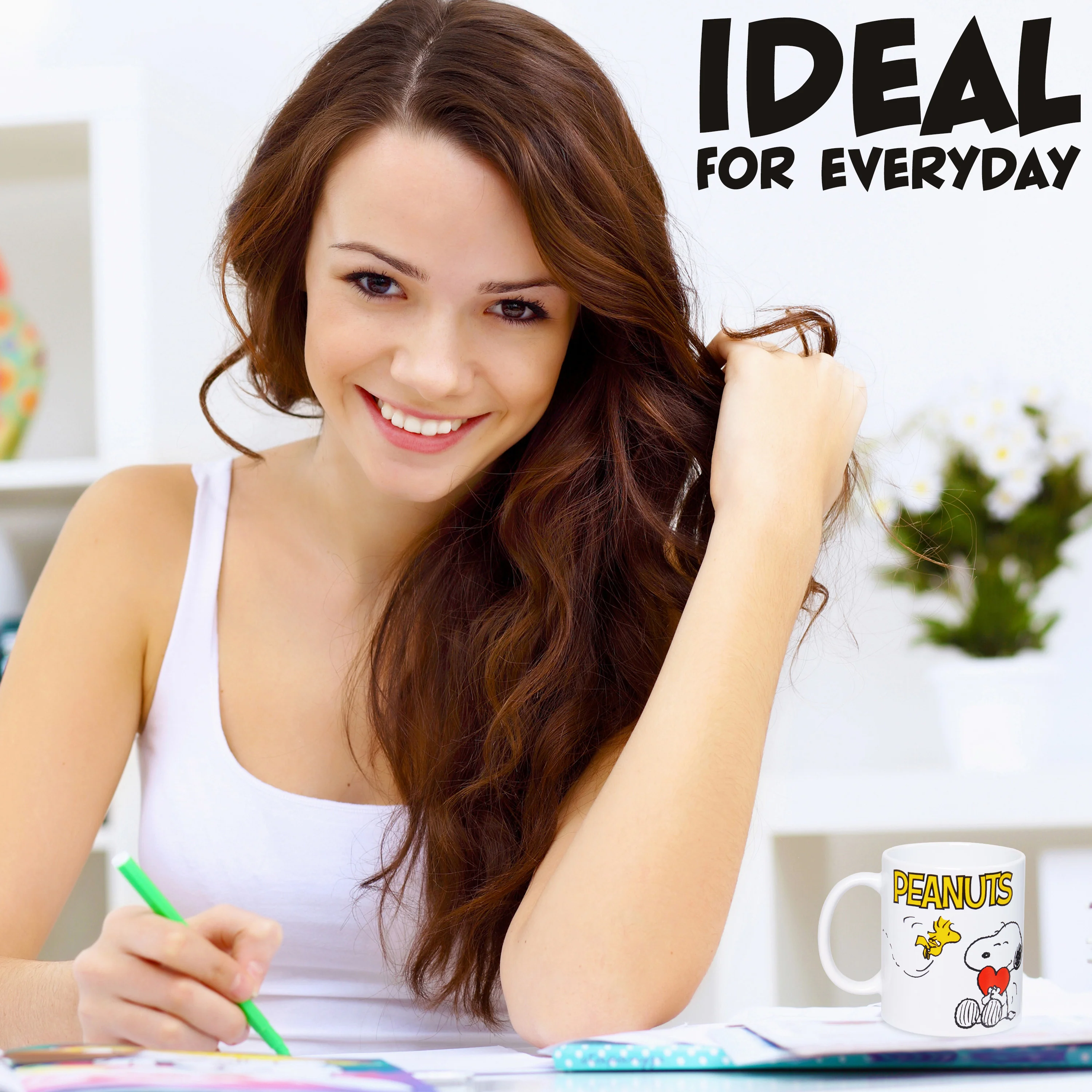 Peanuts Snoopy Mug and Socks Gift Set for Women Calf Socks and Mug Womens Gifts - Image 5