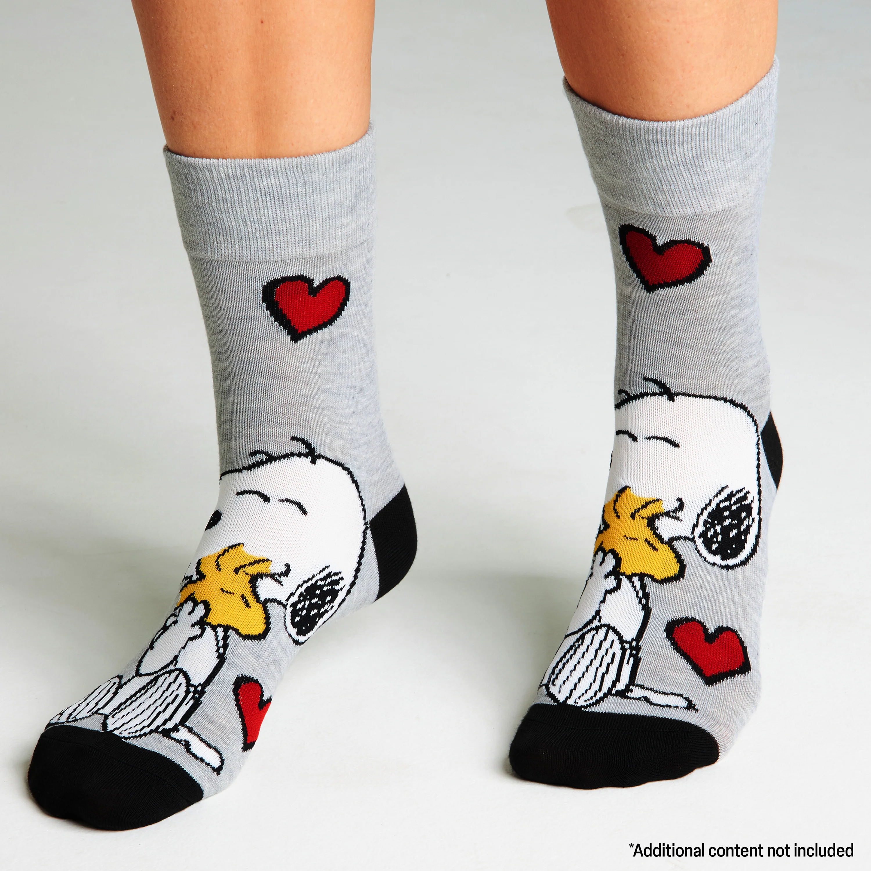 Peanuts Snoopy Womens Calf Socks, Soft Breathable Funny Pack of 6 - Gifts for Women - Image 2