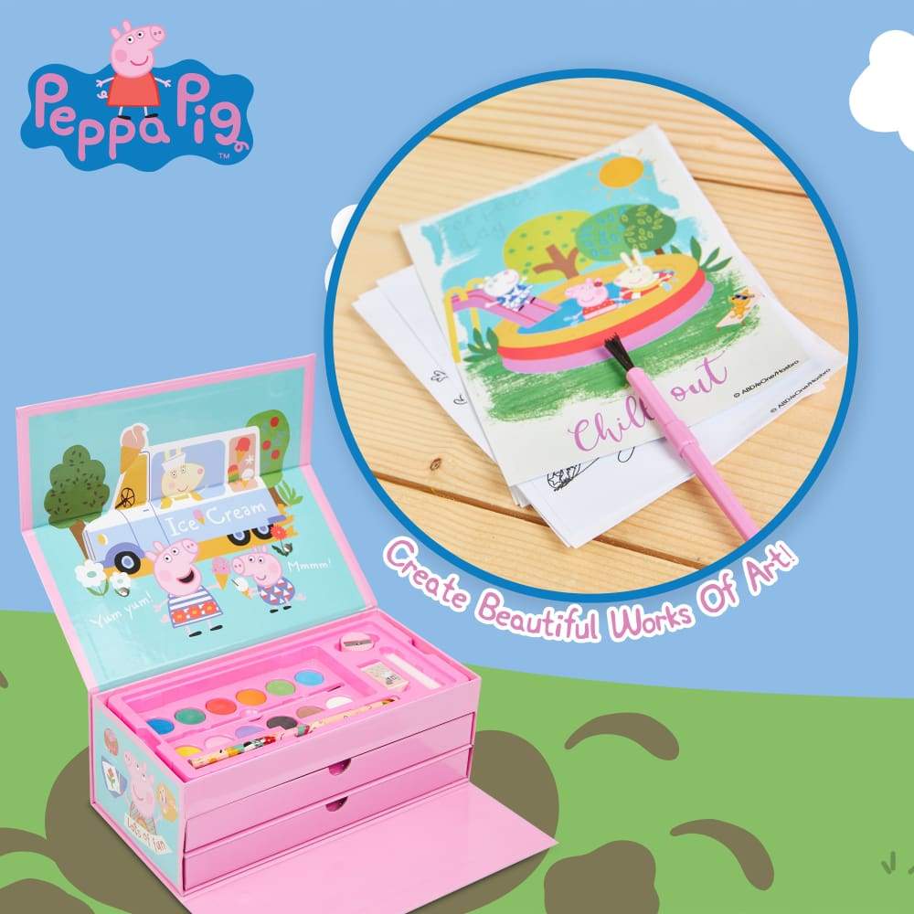 Peppa Pig Art Set, Arts And Crafts For Kids, Colouring Sets For Children - Image 3