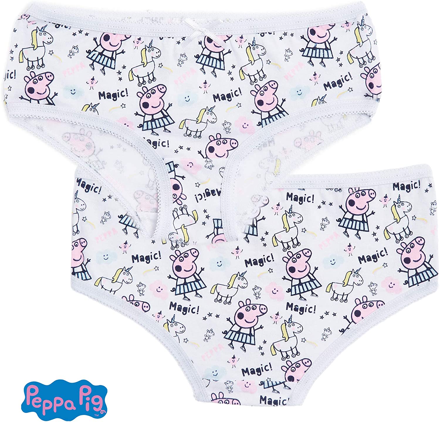 Peppa Pig Girls Knickers with Magical Unicorn Design - Image 7