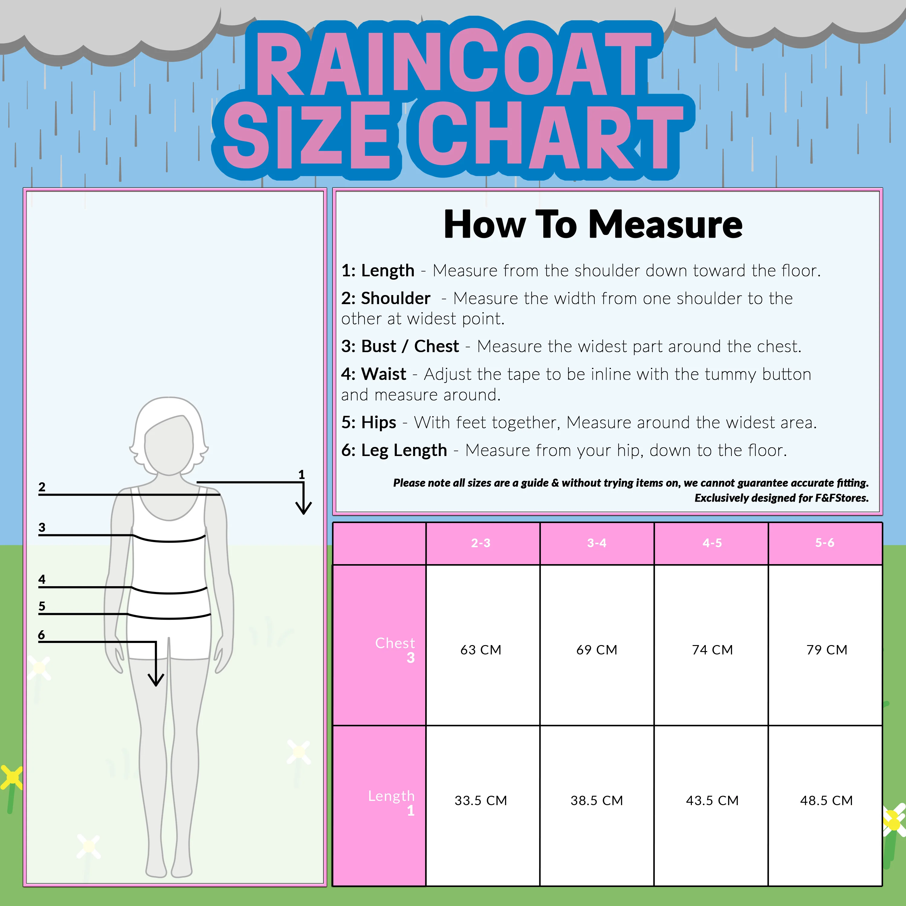Peppa Pig Kids Waterproof Jacket - Rain Coat for Girls - Image 6