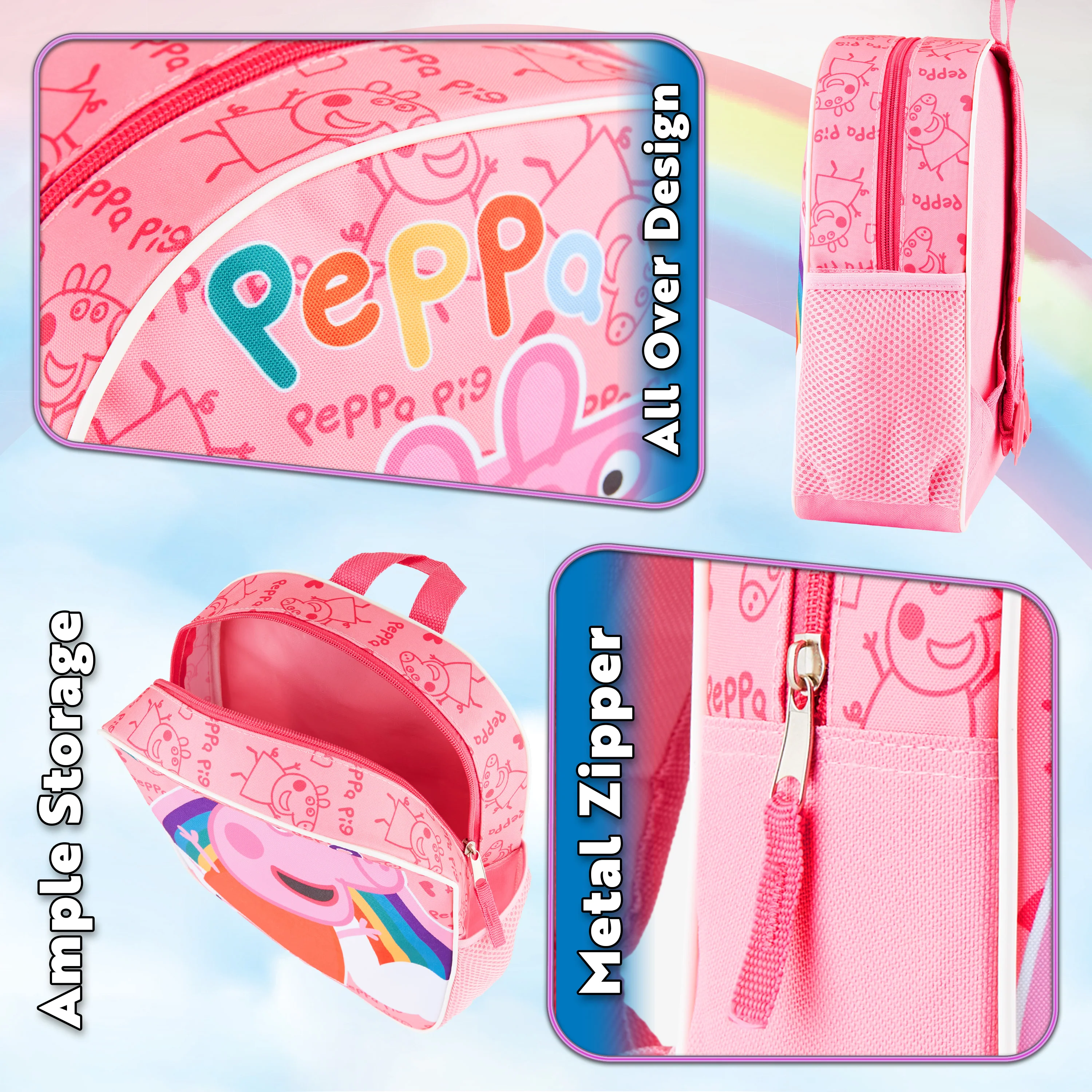Peppa Pig School Bag for Girls - Image 5