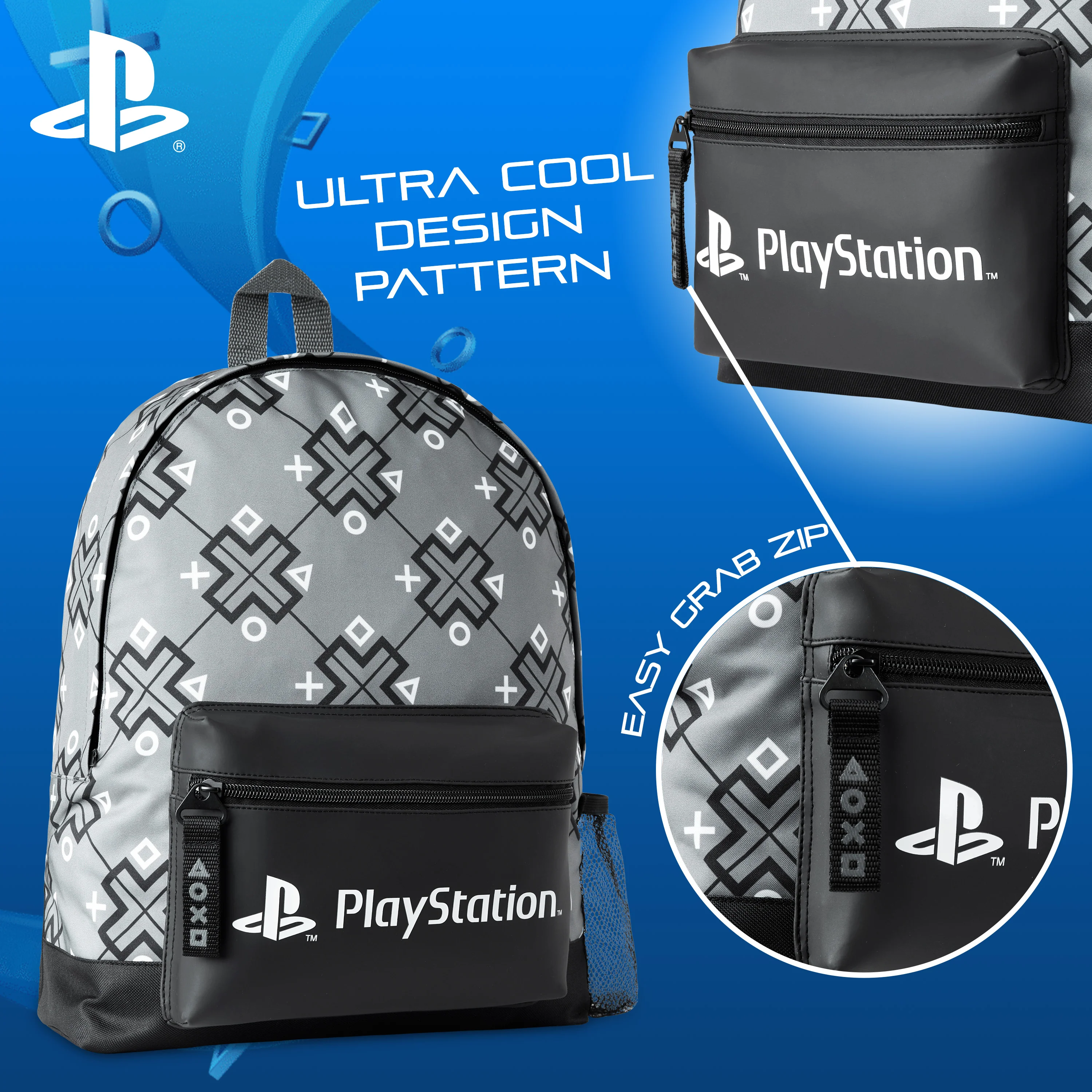 PlayStation Backpack Gaming School Bag for Kids and Teens - Image 3