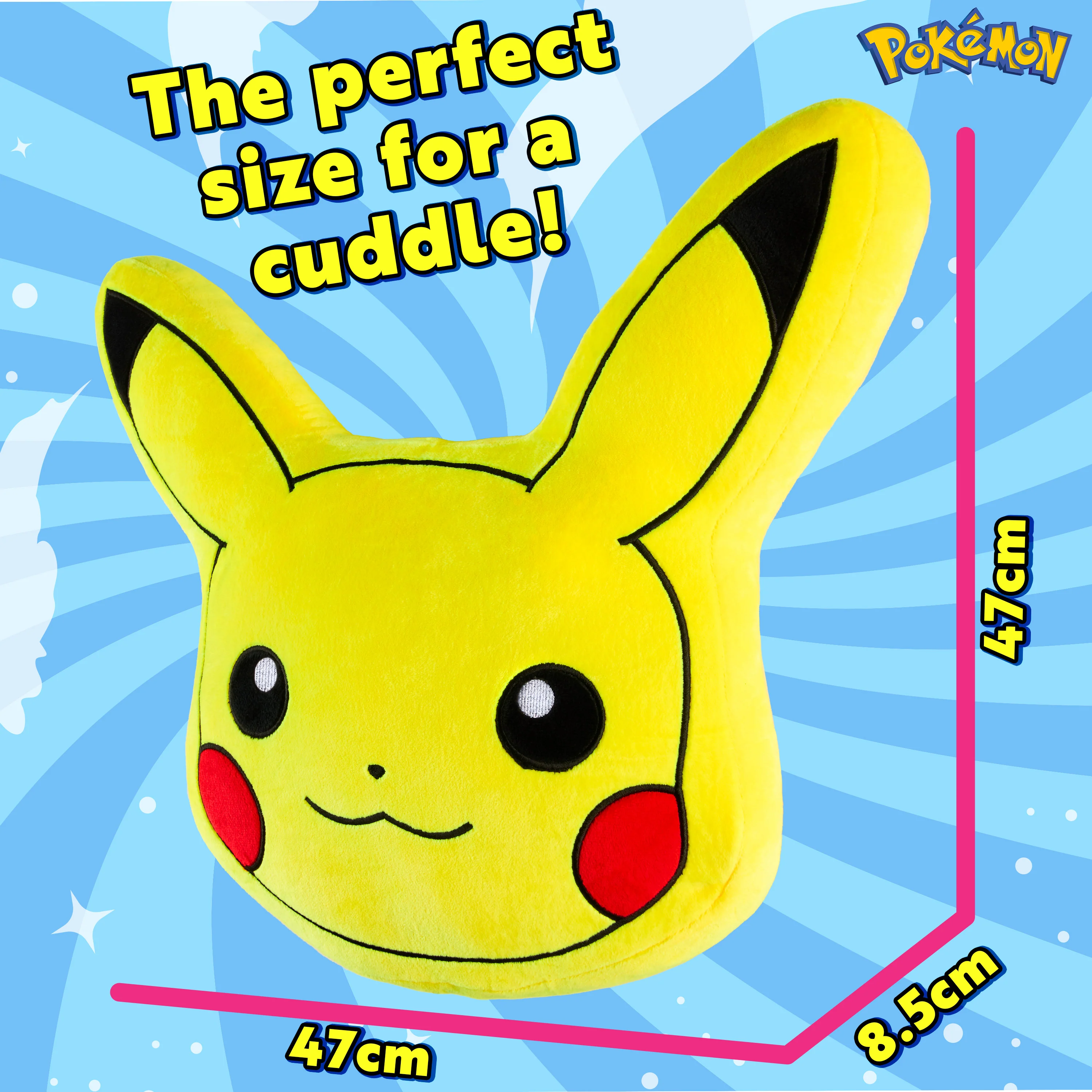 Pokemon 3D Pikachu Cushion Plush for Bed, Bedroom Accessories - Anime Gifts - Image 6