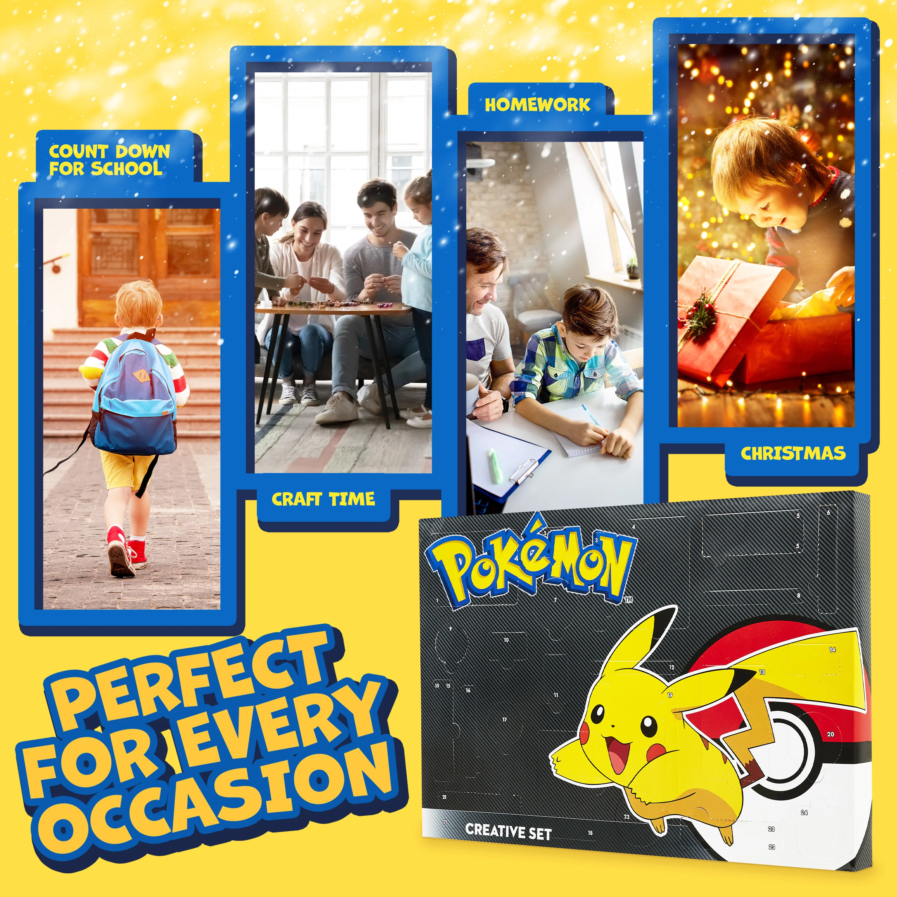 Pokemon Advent Calendar Kids Stationery Christmas Countdown Calendar for Boys - Image 5