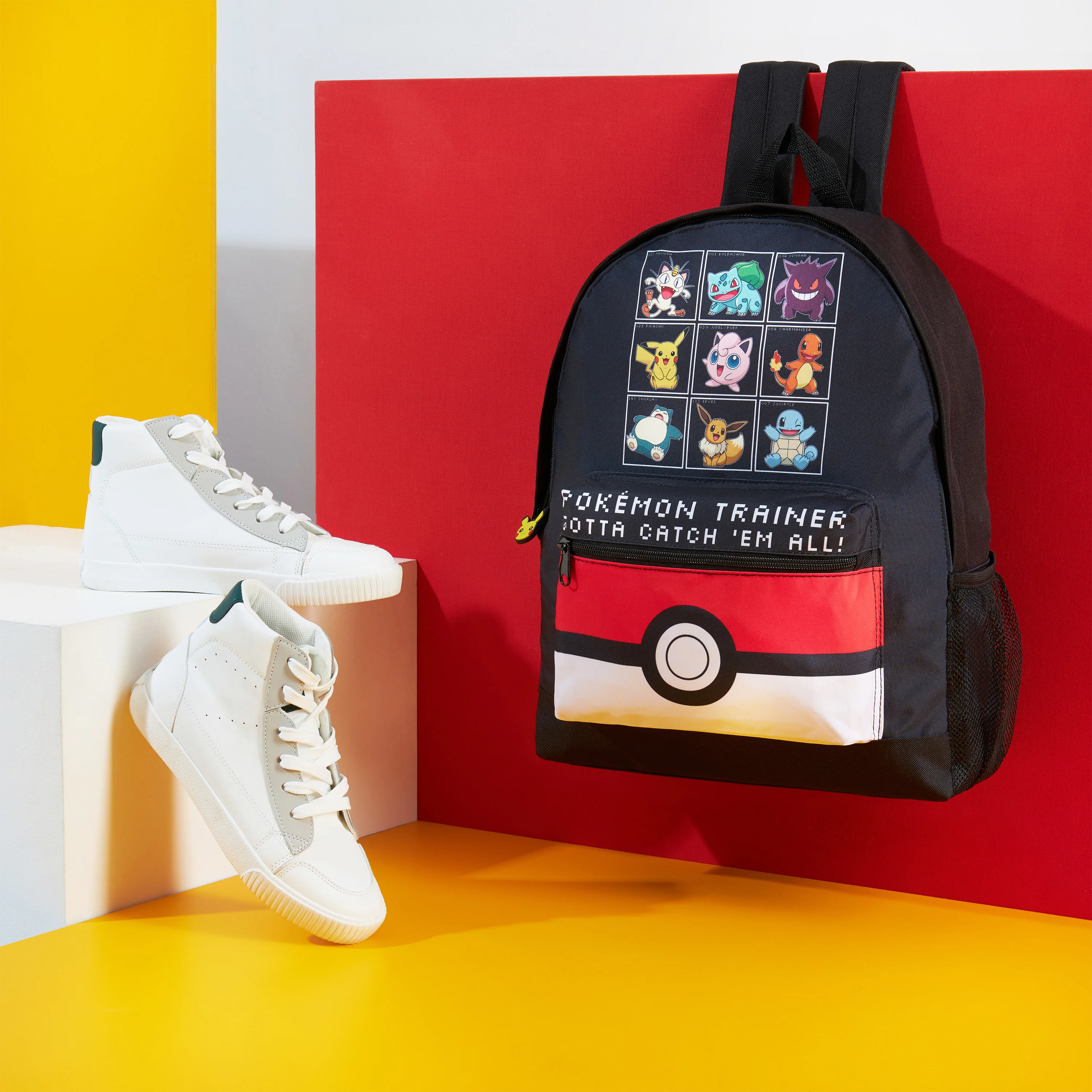 Pokemon Backpack for Kids Teenagers Pikachu Rucksack School Bag with Zipped Pockets - Image 5