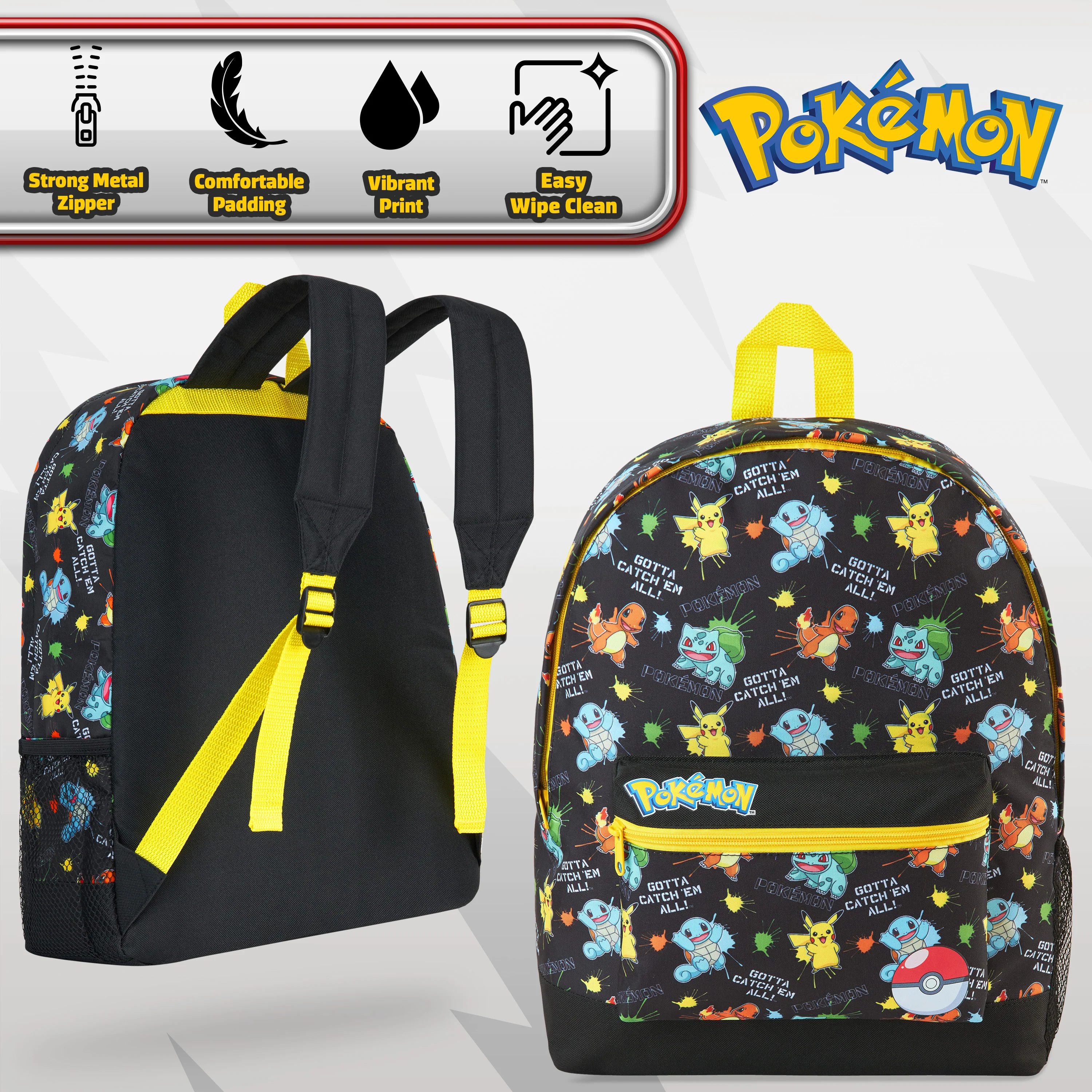 Pokemon Backpack -  Kids School Backpack - Image 4