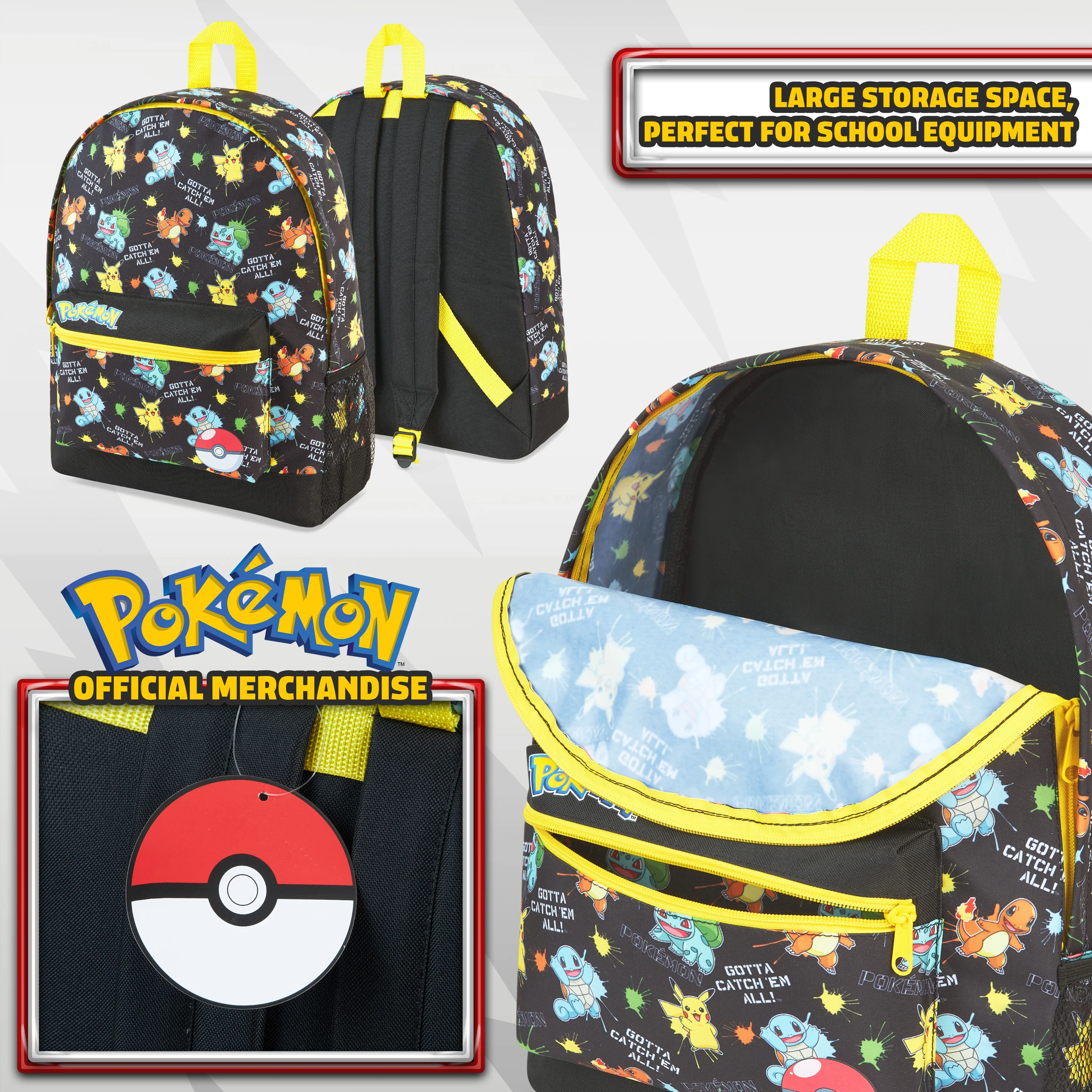 Pokemon Backpack -  Kids School Backpack - Image 7
