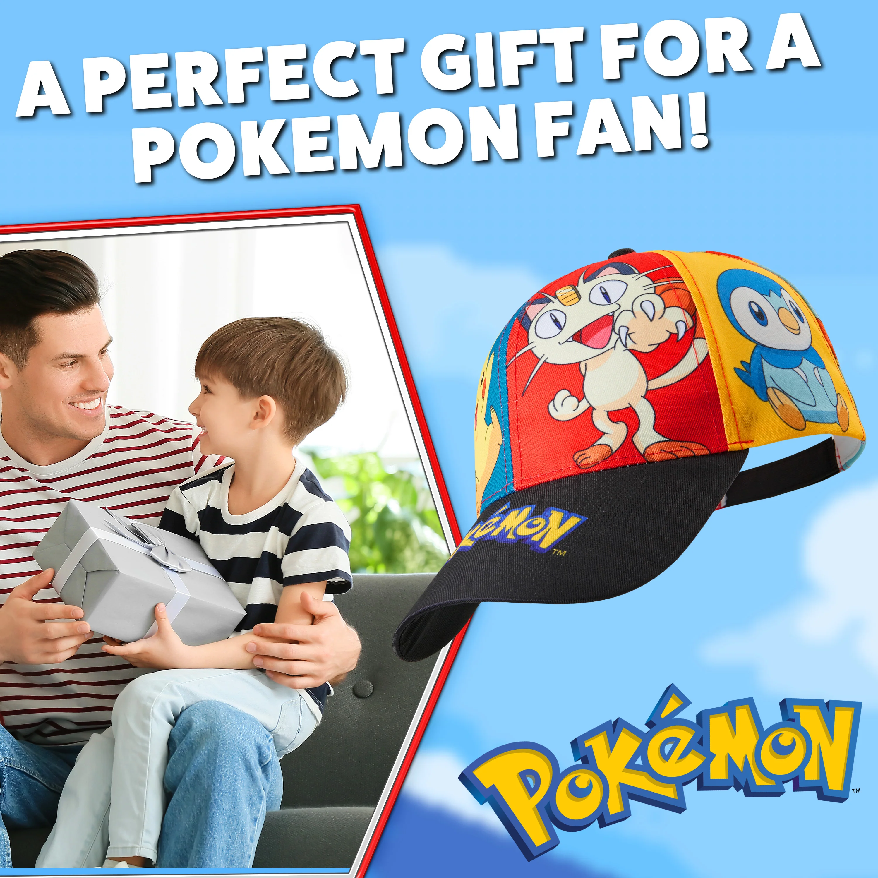 Pokemon Baseball Cap Boys and Girls, Trucker Cap for Kids - Image 4