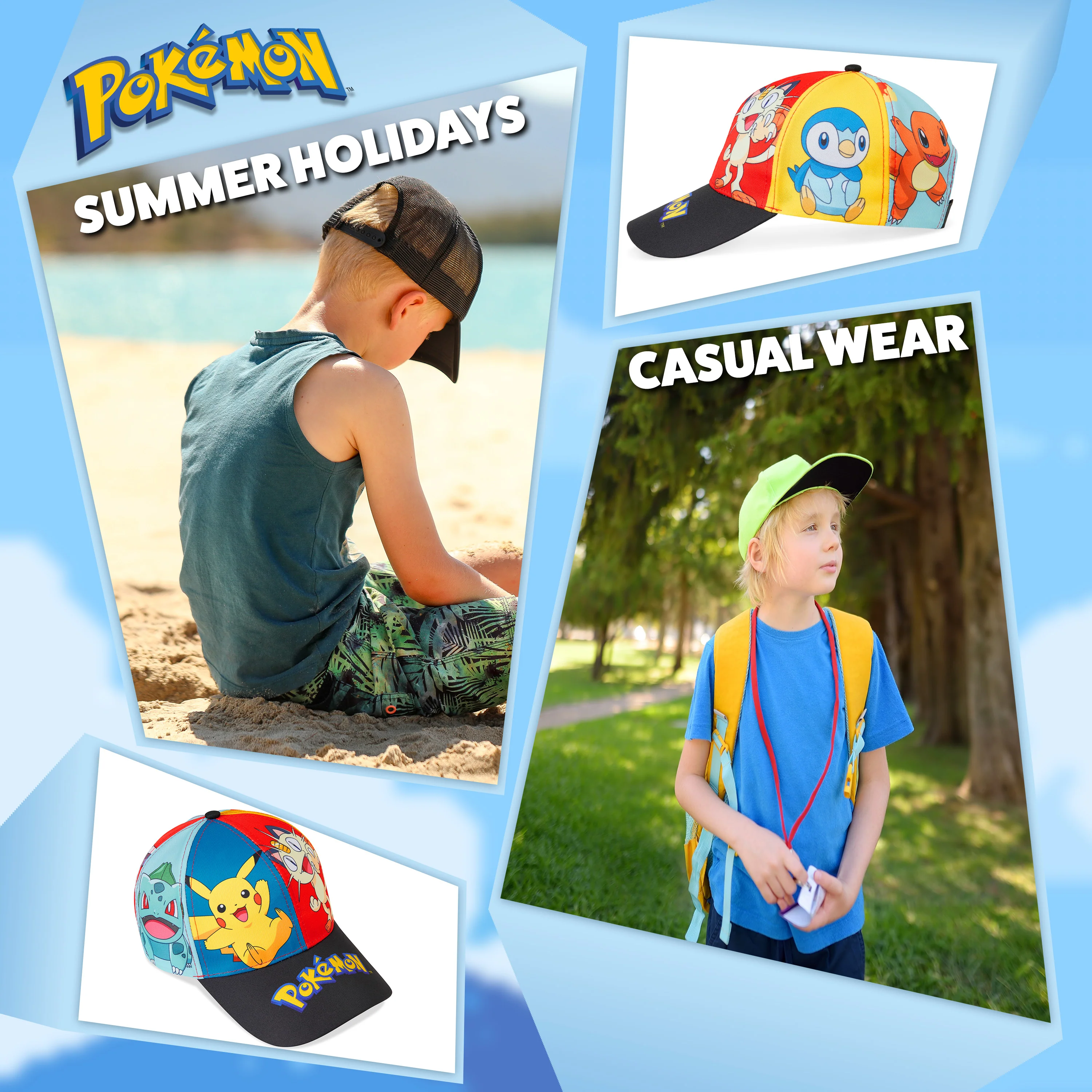 Pokemon Baseball Cap Boys and Girls, Trucker Cap for Kids - Image 5