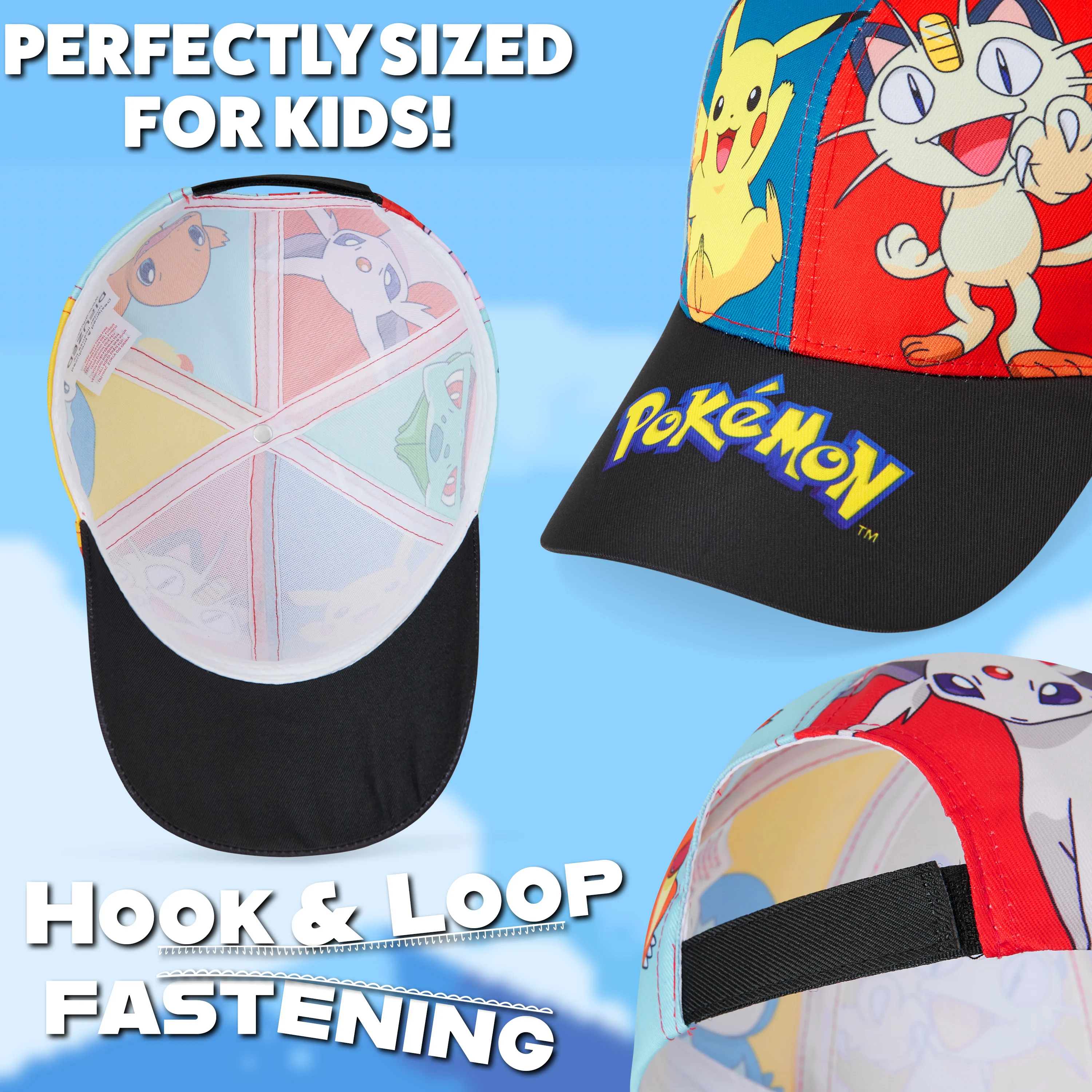 Pokemon Baseball Cap Boys and Girls, Trucker Cap for Kids - Image 6