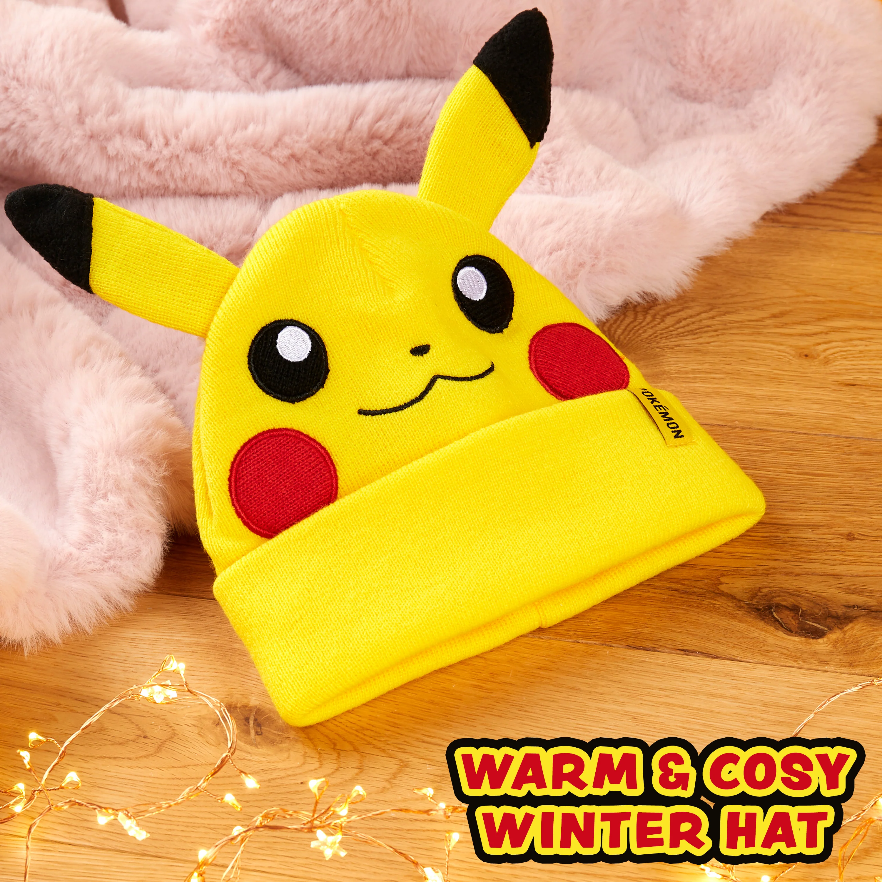 Pokemon Beanie Hat for Kids - Warm Cosy Knitted Winter Hats for Kids One Size - Anime Gifts for Kids - Image 2