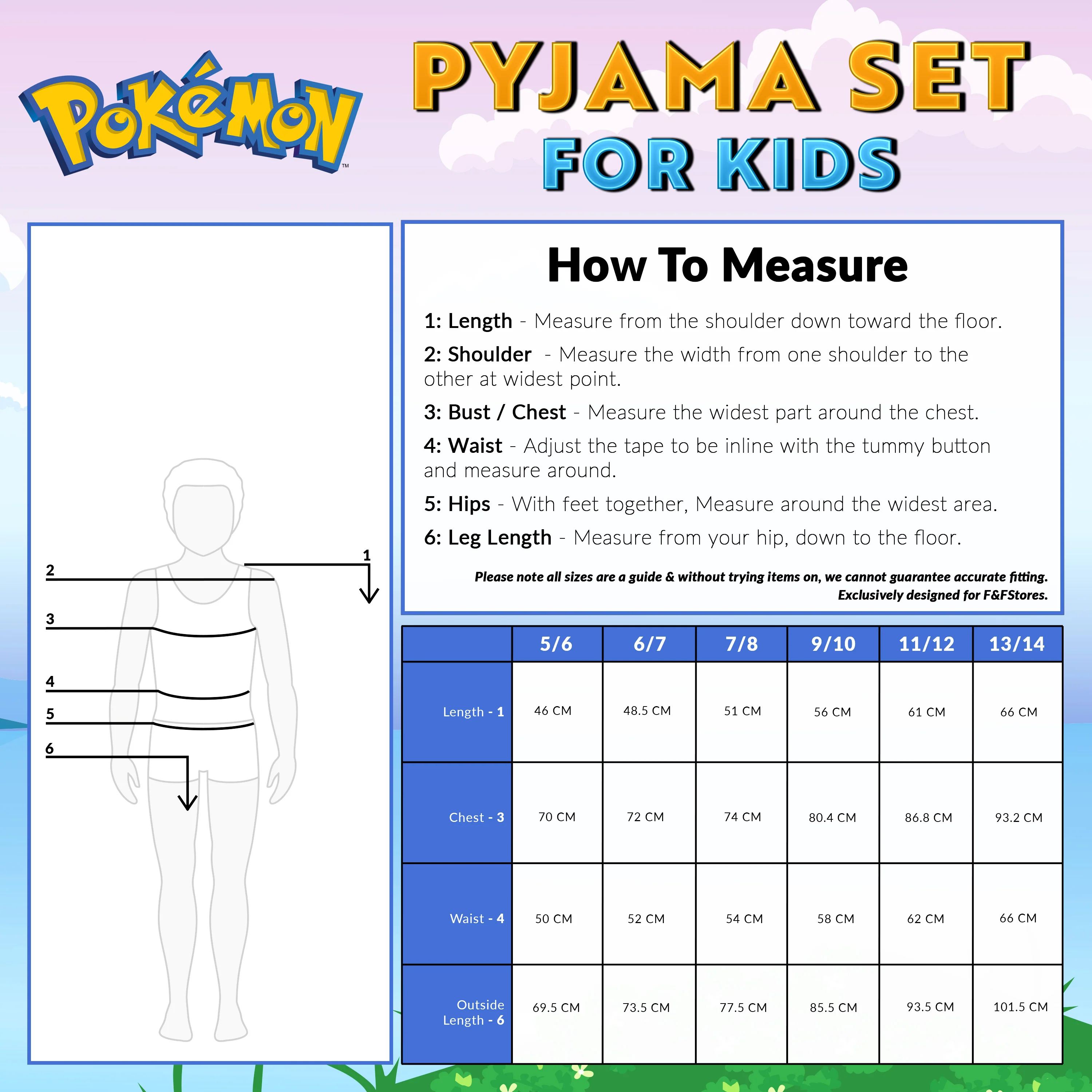 Pokemon Boys Pyjamas Set - Lounge Wear T-Shirt and Long Bottoms Set - Image 6