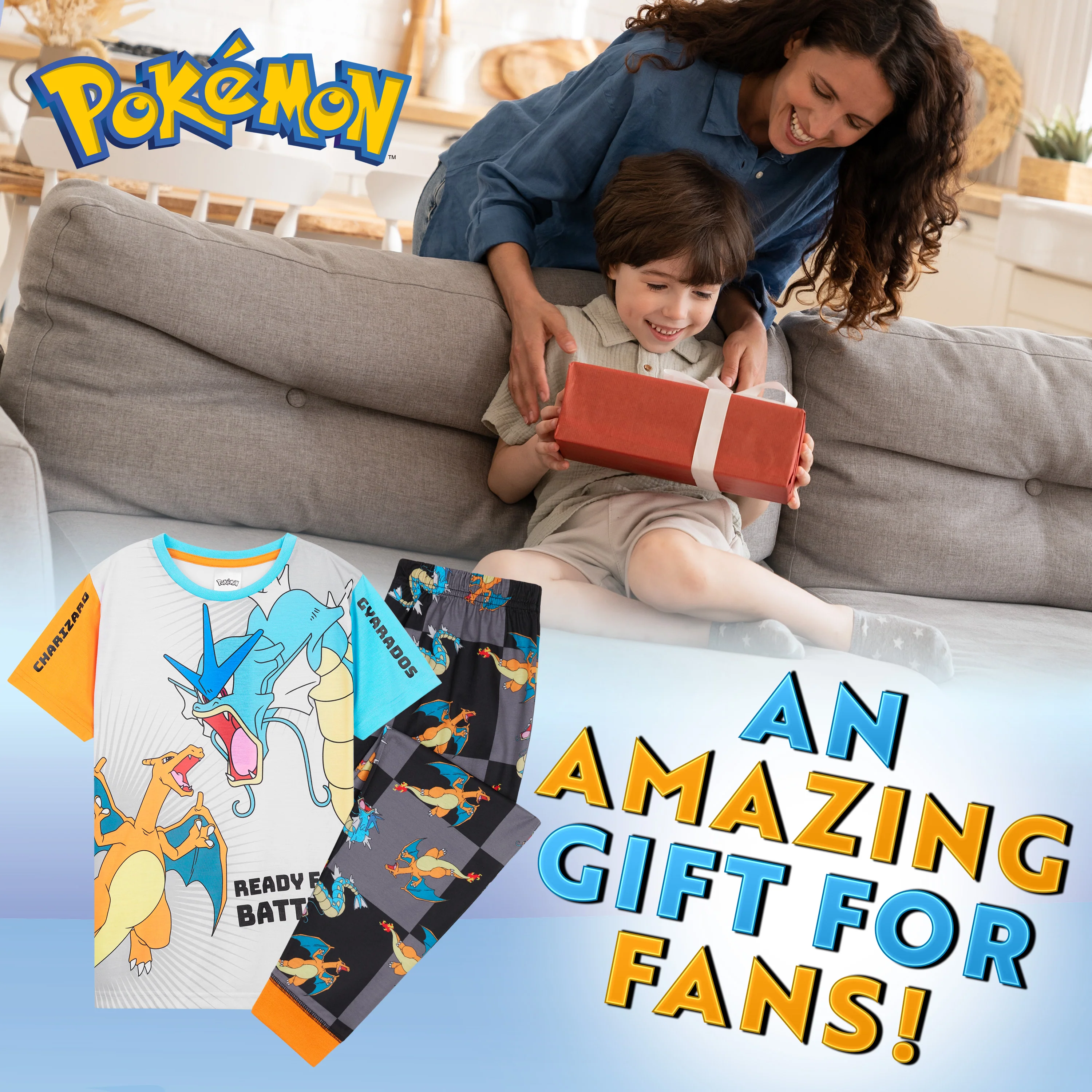 Pokemon Boys Pyjamas Set - Lounge Wear T-Shirt and Long Bottoms Teenagers Kids PJs - Image 2