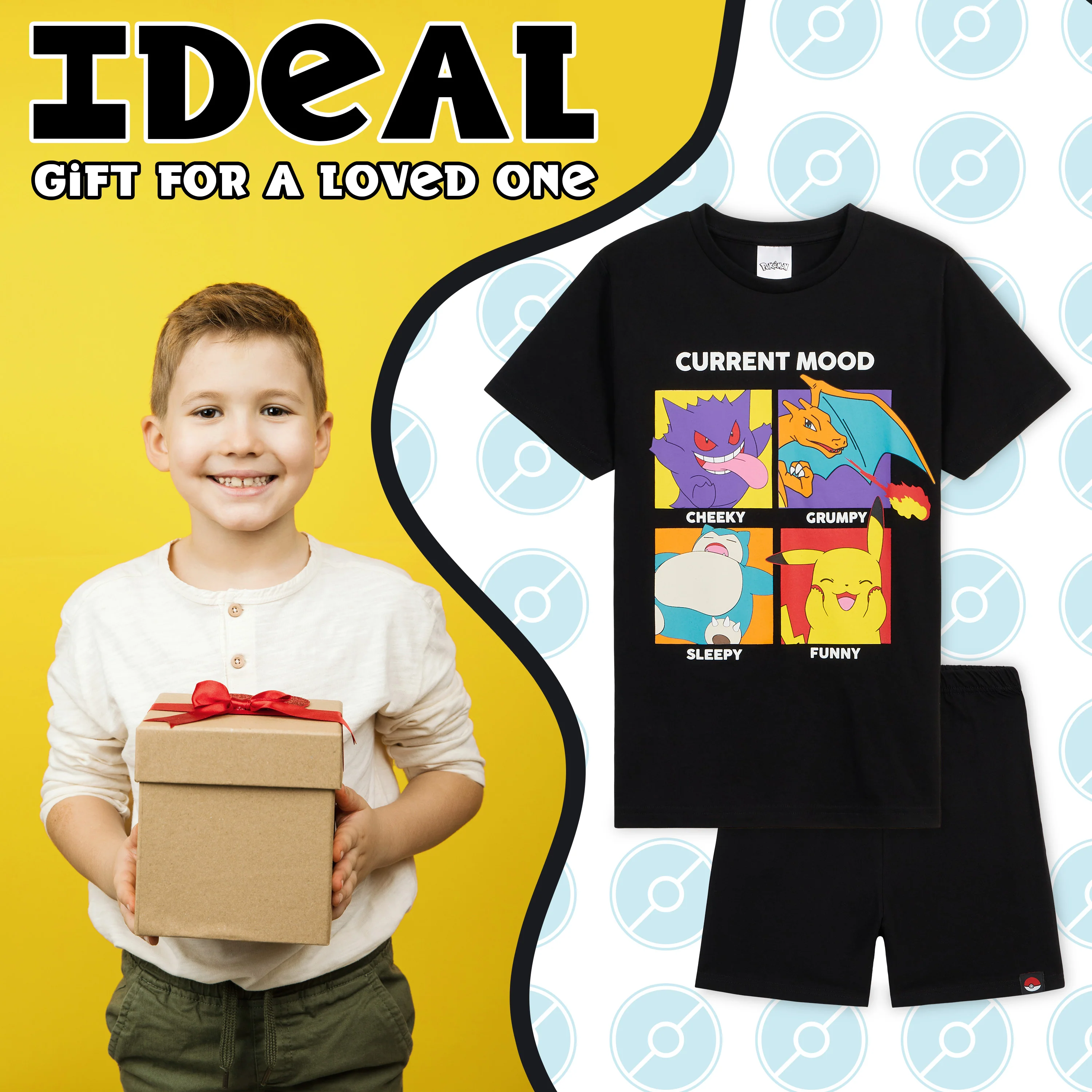 Pokemon Boys Short Pyjamas Set, Breathable Lounge Wear - Gifts for Boys - Image 3
