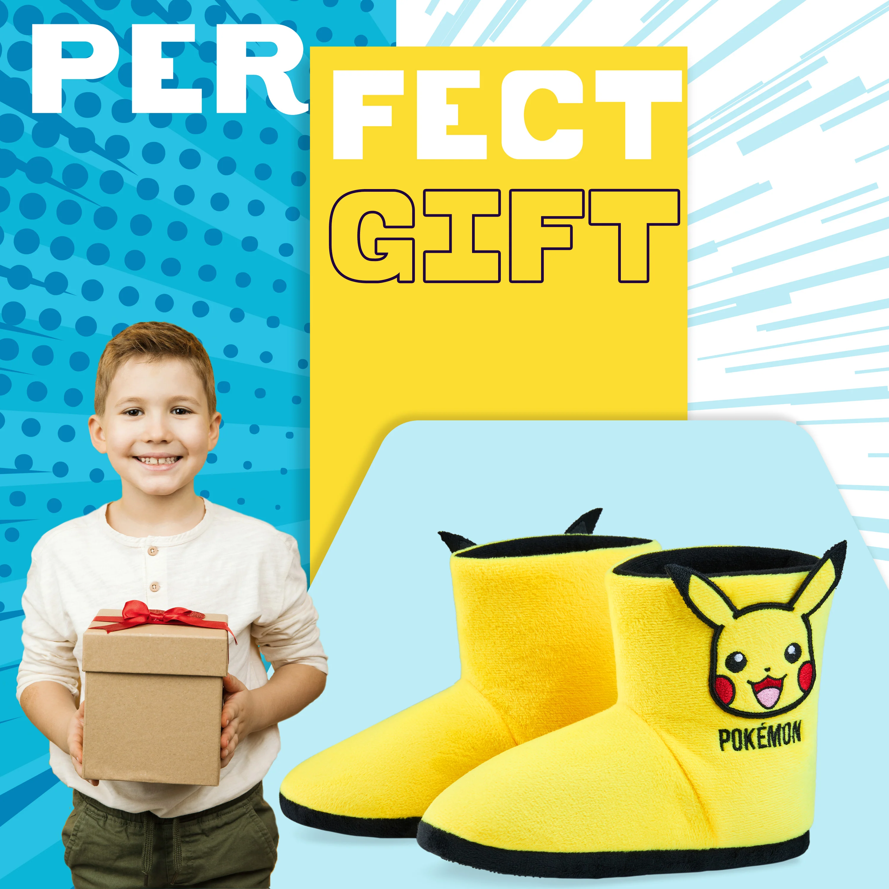 Pokemon Boys Slippers, Pikachu Bulbasaur Soft Kids Shoes, Pokemon Gifts for Boys - Image 3