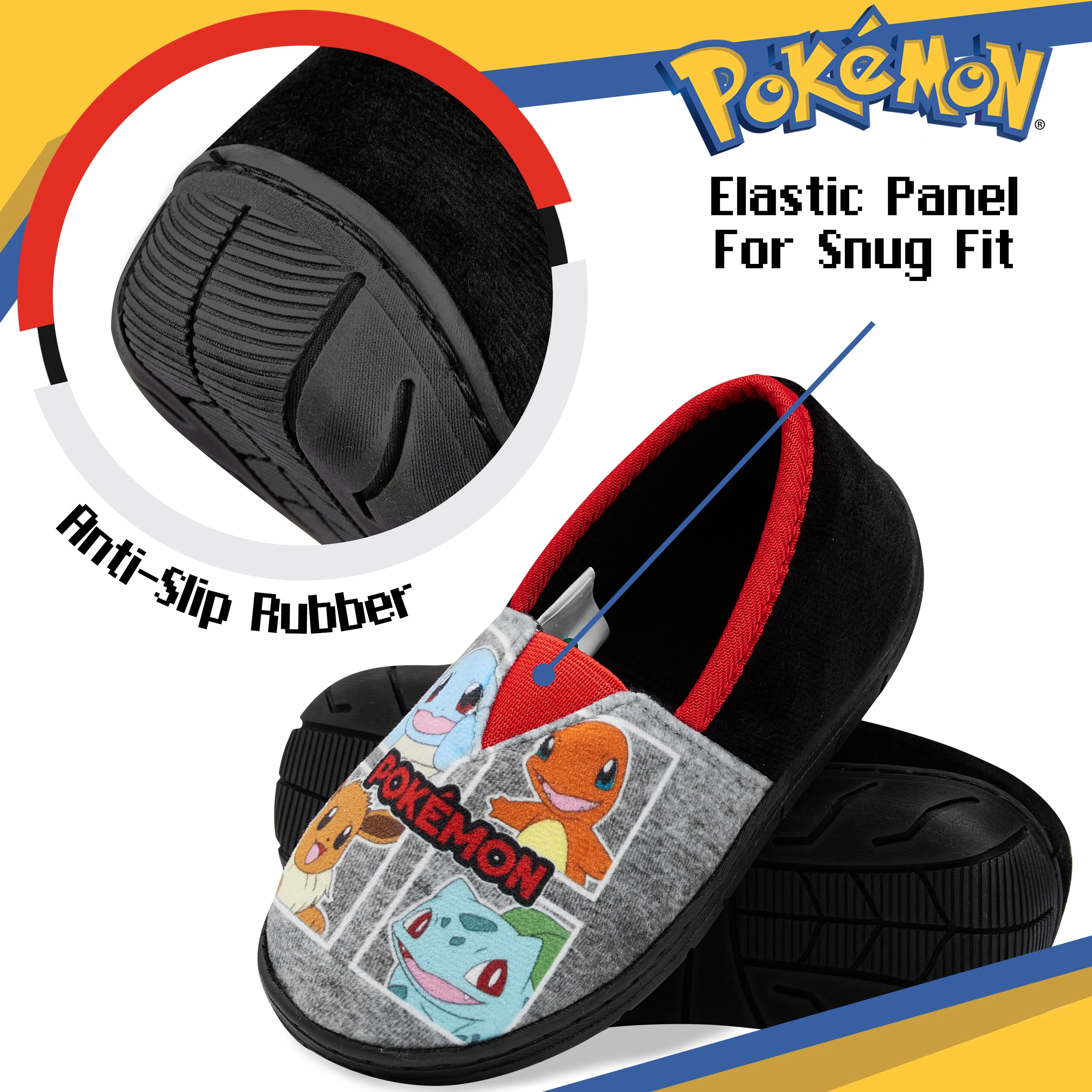 Pokemon Boys Slippers, Soft Kids Shoes, Pokemon Gifts for Boys - Image 3