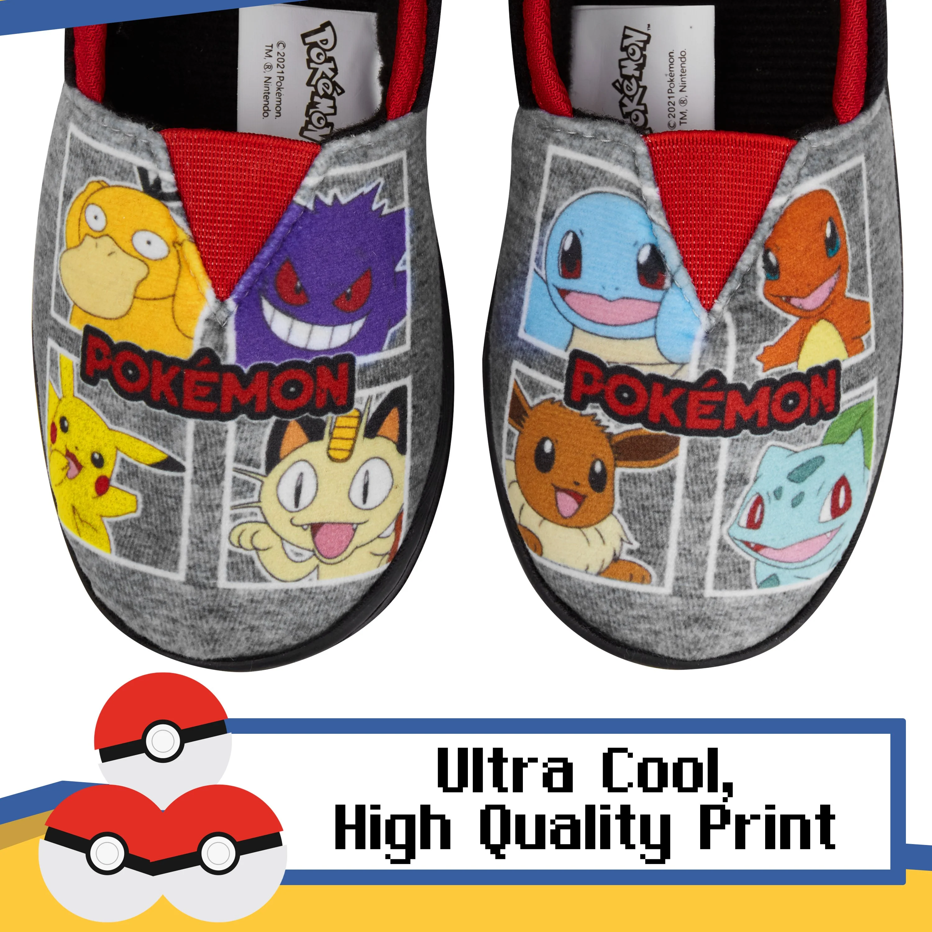 Pokemon Boys Slippers, Soft Kids Shoes, Pokemon Gifts for Boys - Image 4