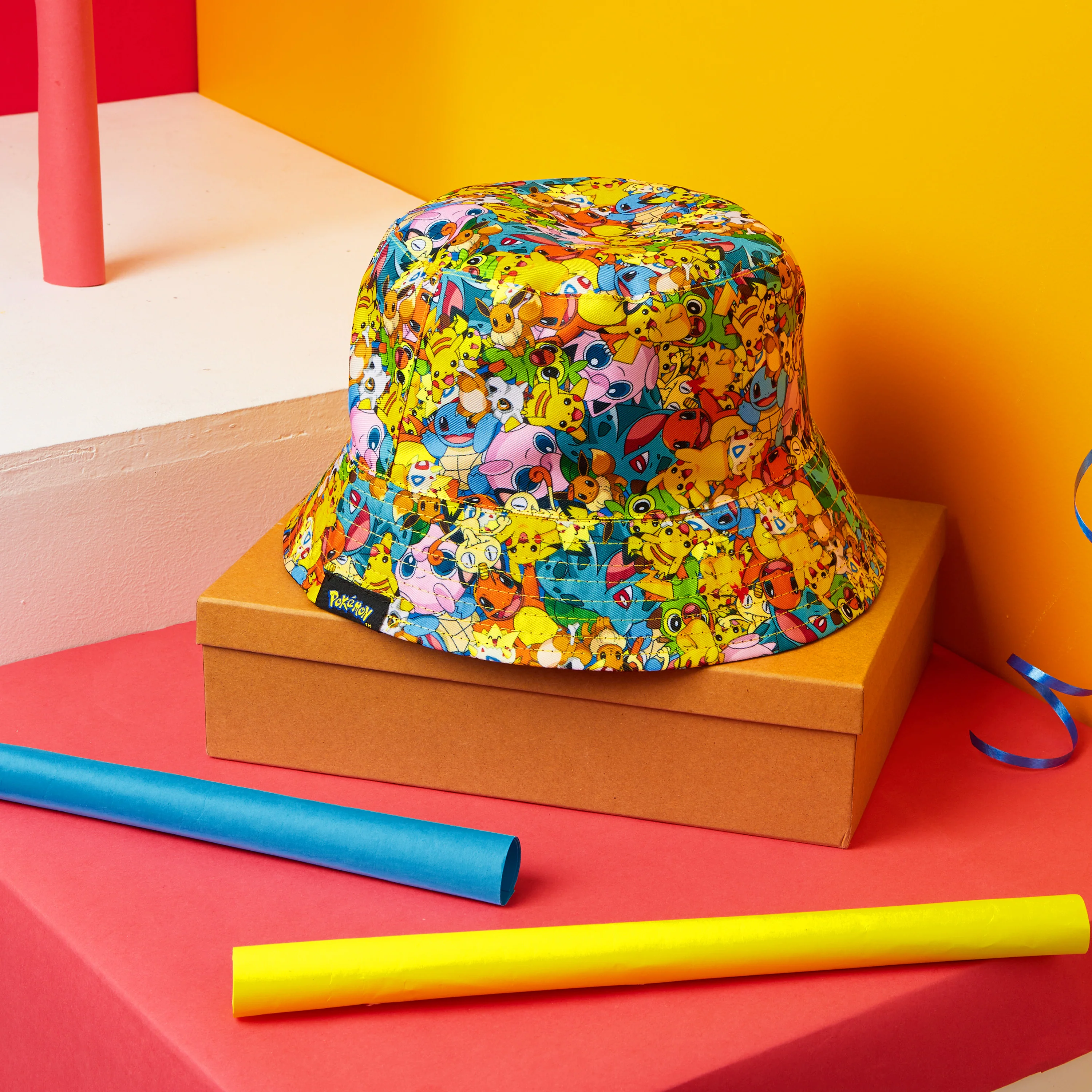 Pokemon Bucket Hat for Kids, All Over Print Bucket Hat - Image 2