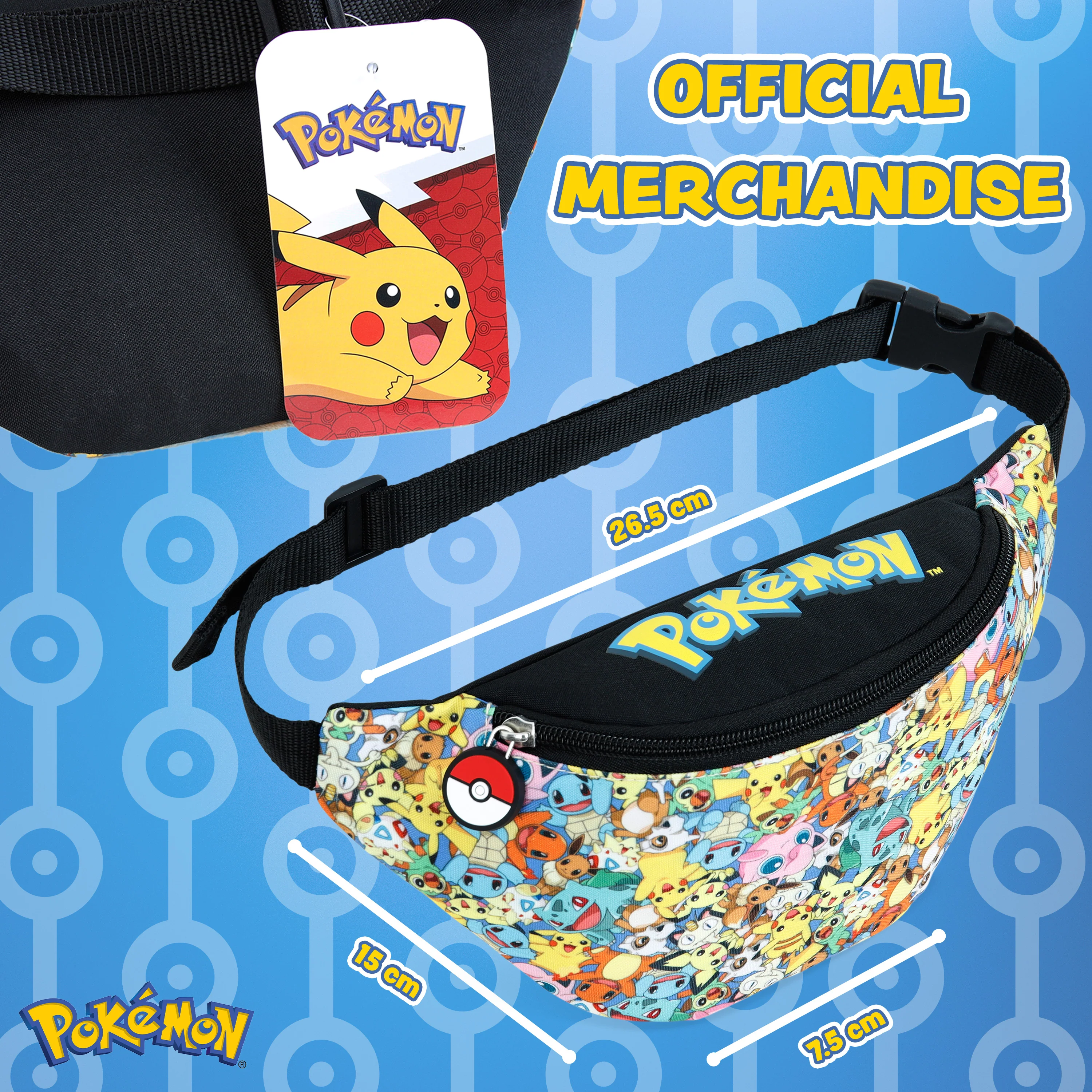 Pokemon Bum Bag for Boys and Girls - Image 7