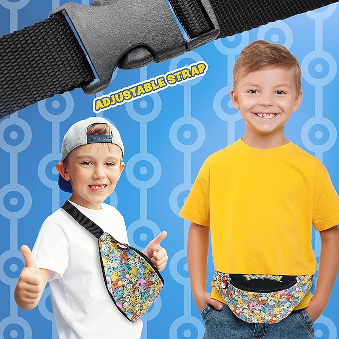 Pokemon Bum Bag for Boys and Girls Pikachu Lightweight Adjustable Fanny Pack Waist Bag - Image 6