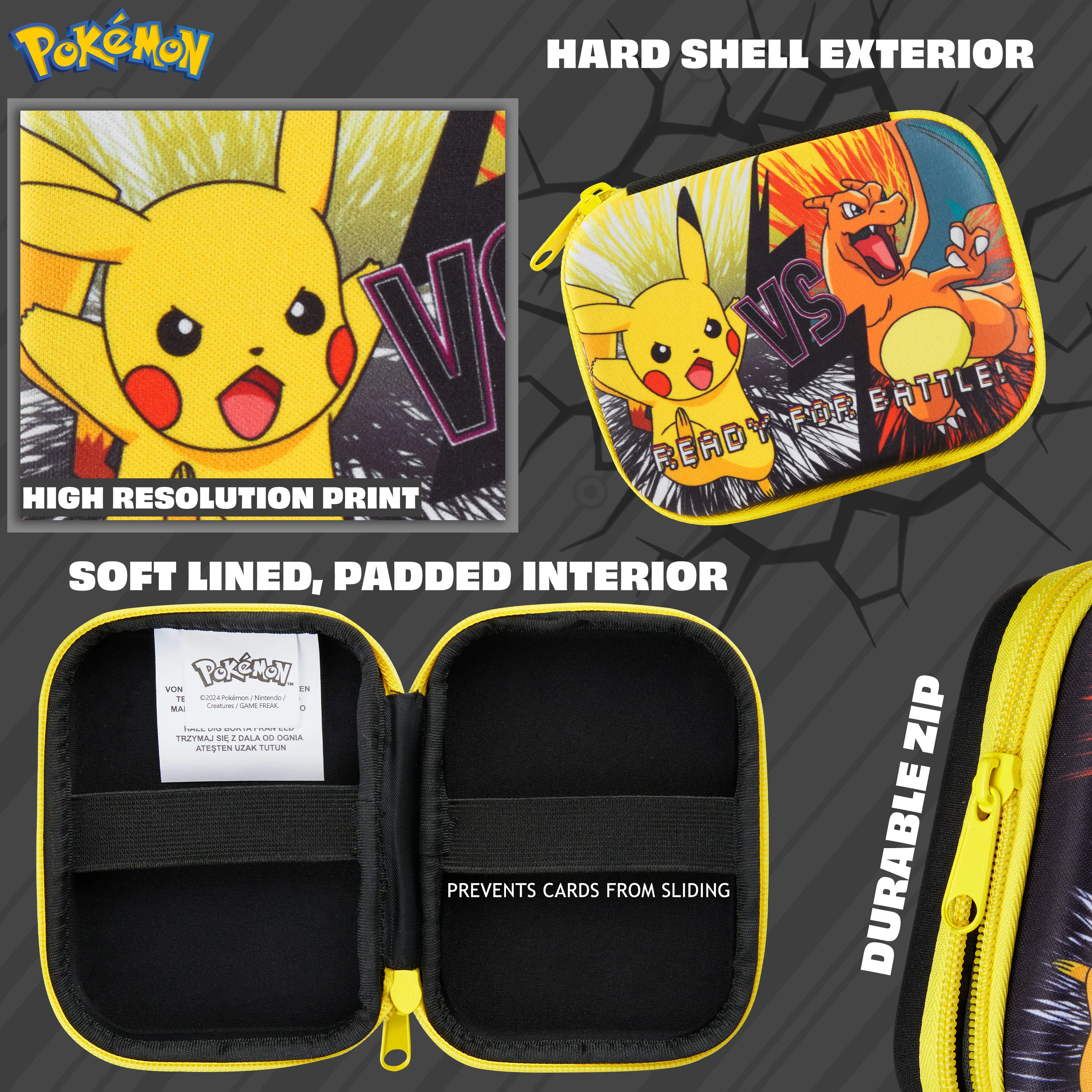 Pokemon Card Box, Playing Card Case Travel Storage Case Holds 200+ Cards - Image 5
