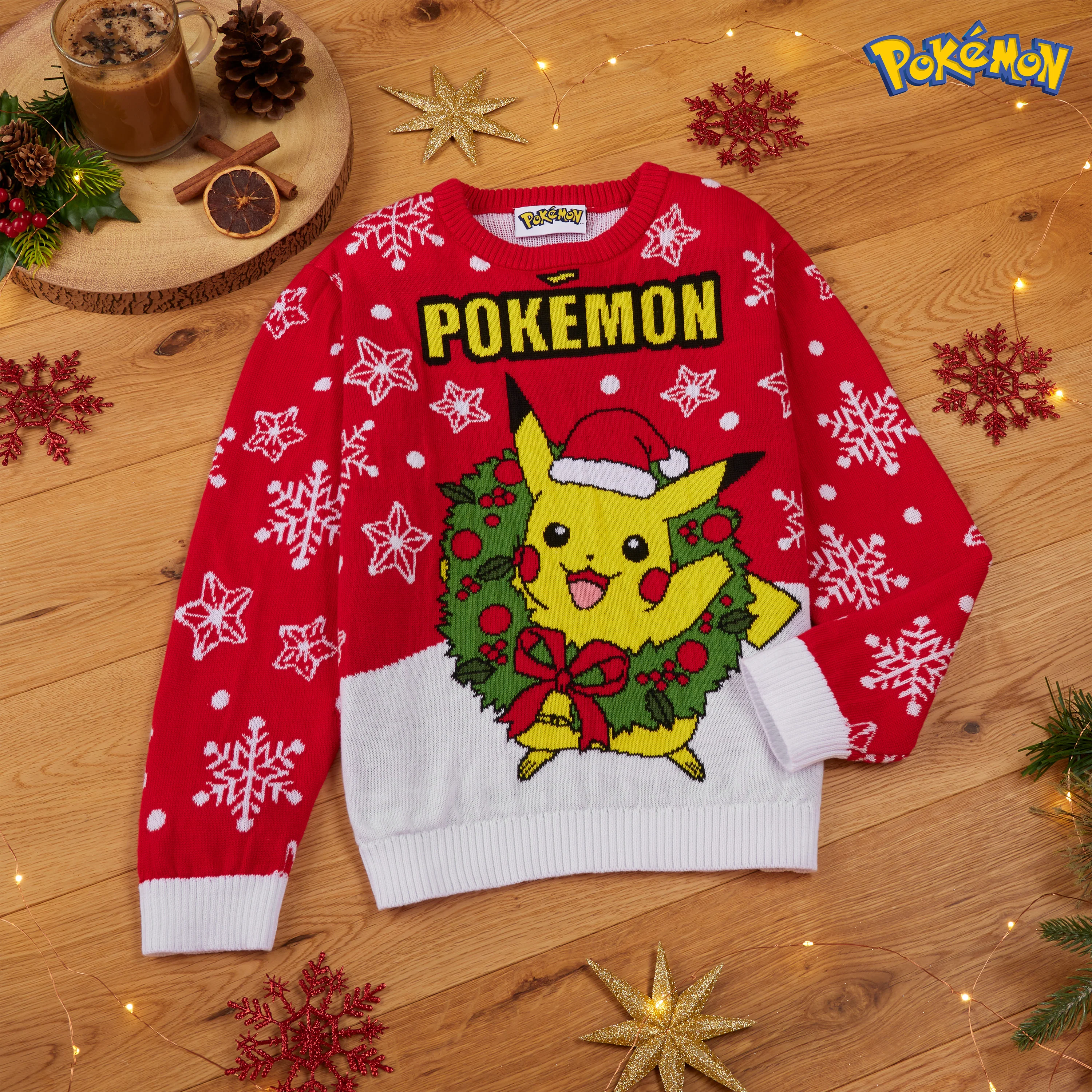 Pokemon Boys Christmas Jumper, Cosy Knitted Xmas Sweater - Gifts for Boys - Image 2