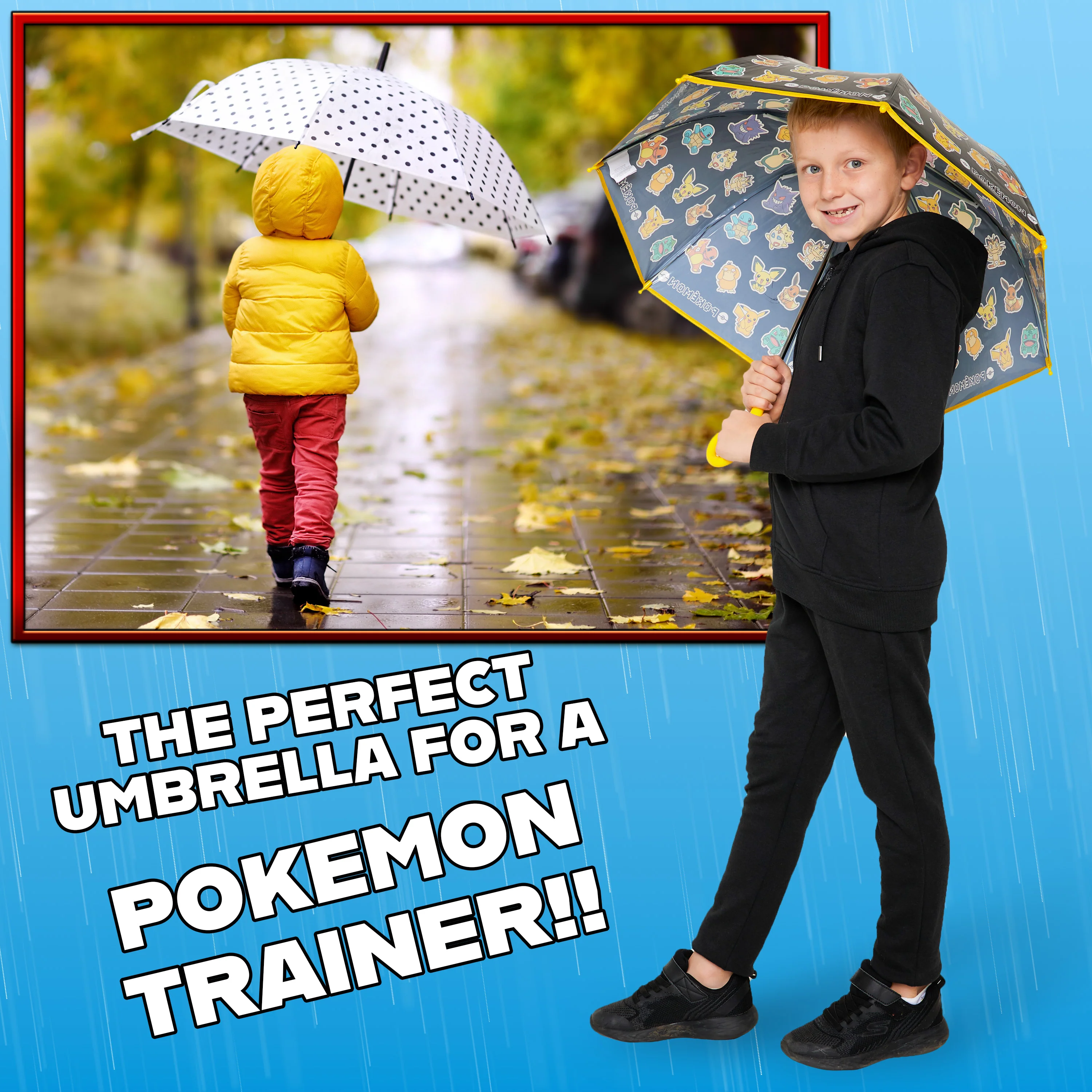 Pokemon Dome Umbrella for Kids - Image 4