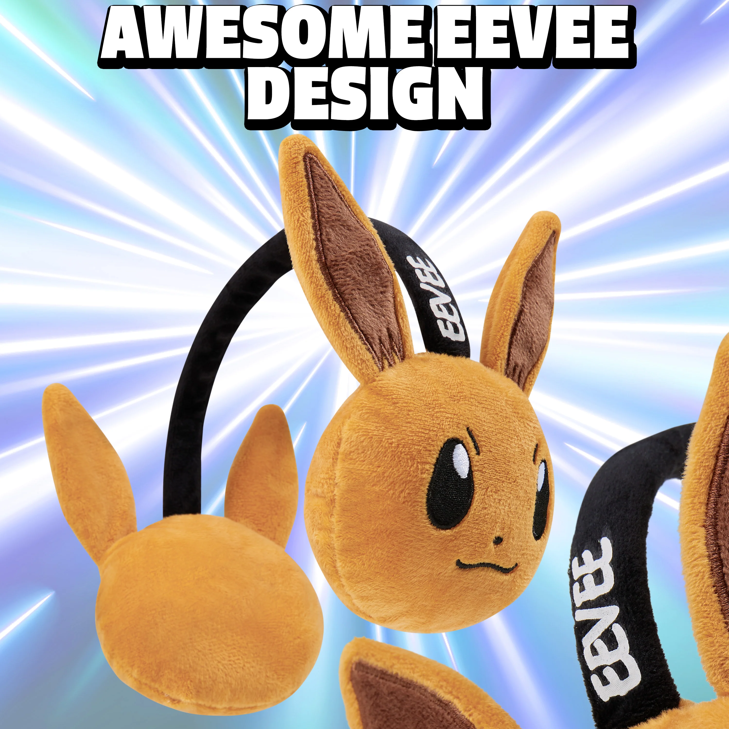 Pokemon Ear Muffs Kids - Winter Accessories Warm Cosy Earmuffs for School Travel Days Out - Gifts for Gamers - Image 5